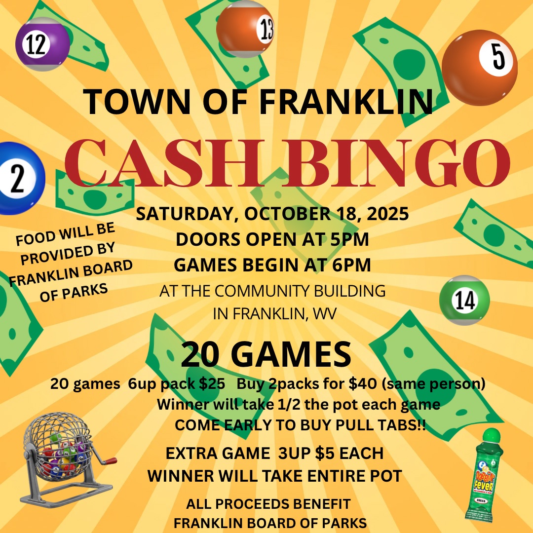 Franklin Board of Parks Cash Bingo