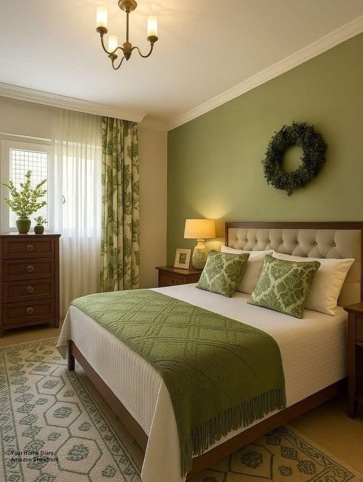 Million - A peaceful bedroom, where calming colors and soft textures ...