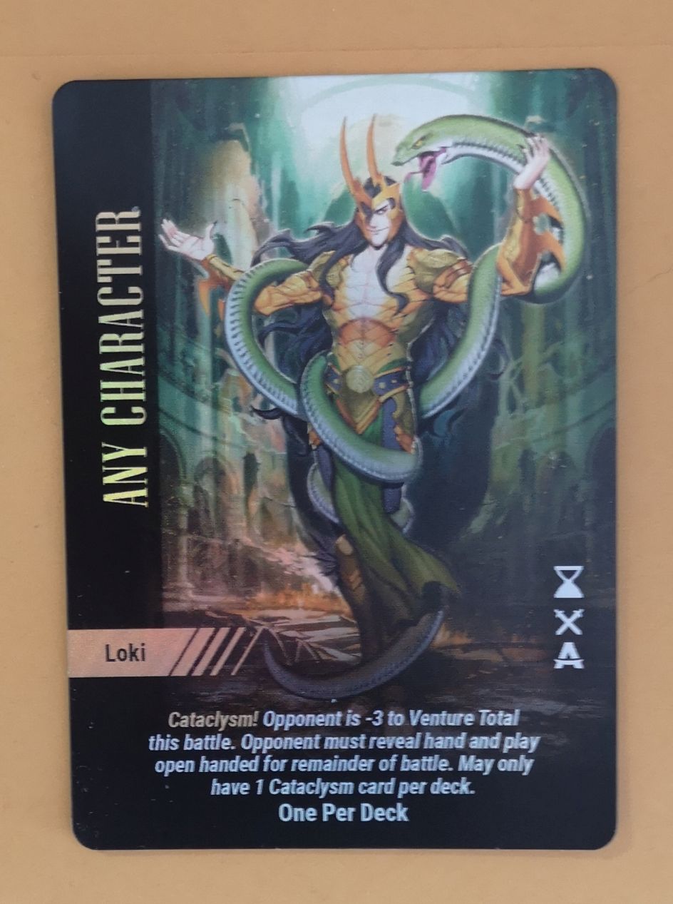 Remember OVERPOWER? Marvel's Trading card game non-sense.