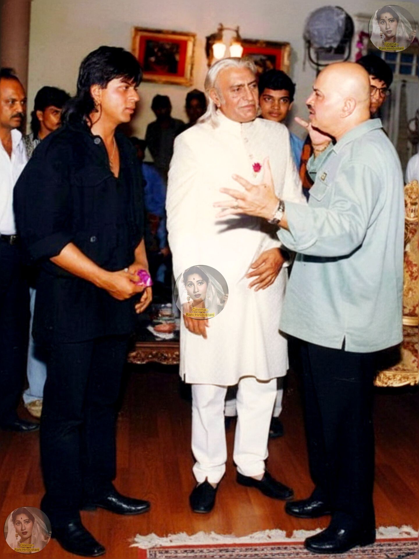 Rani - Throwback picture of Shahrukh Khan Amrish Puri and Rakesh Roshan ...