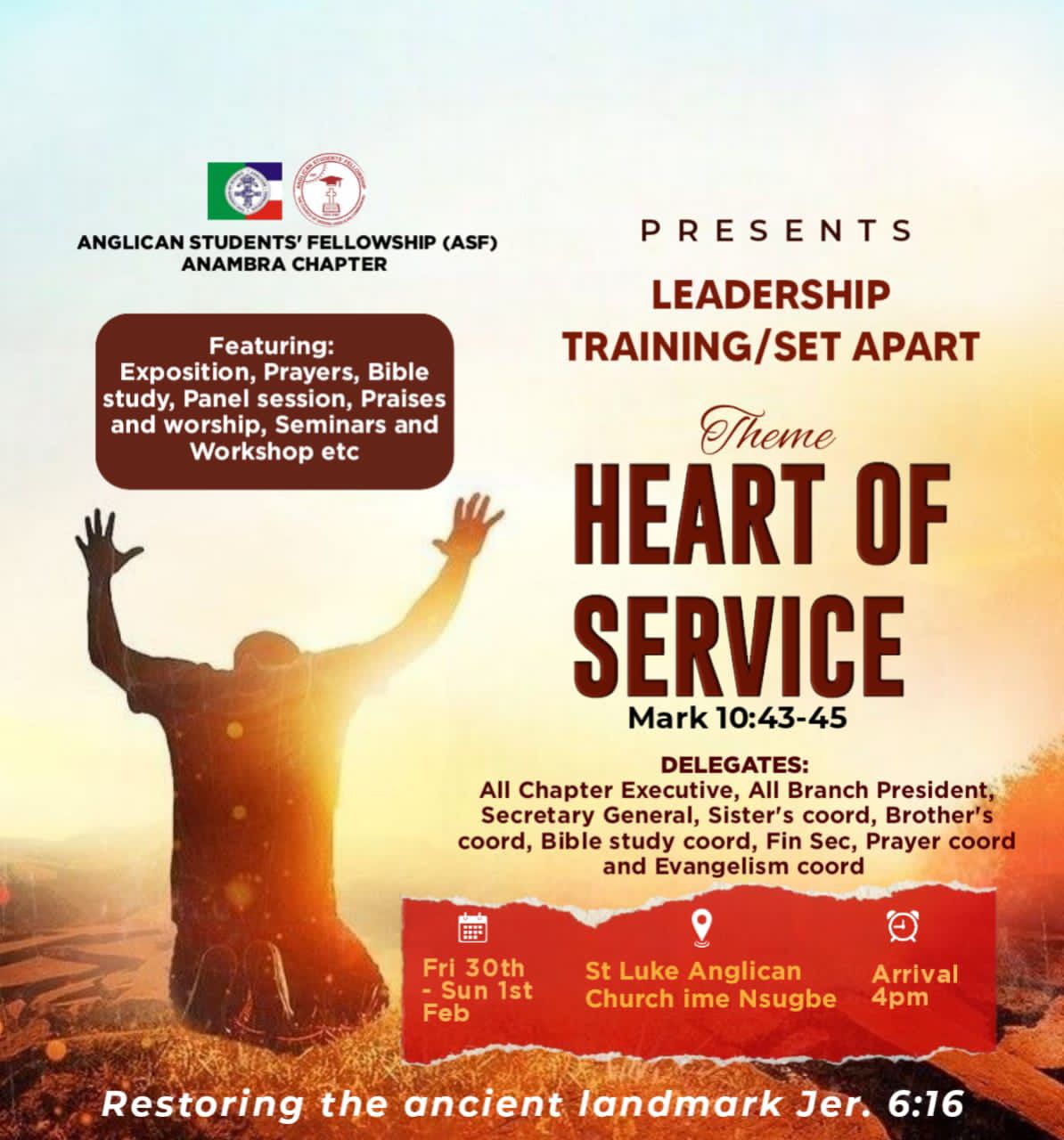 In a time when leadership is often... - ASF Anambra Chapter | Facebook