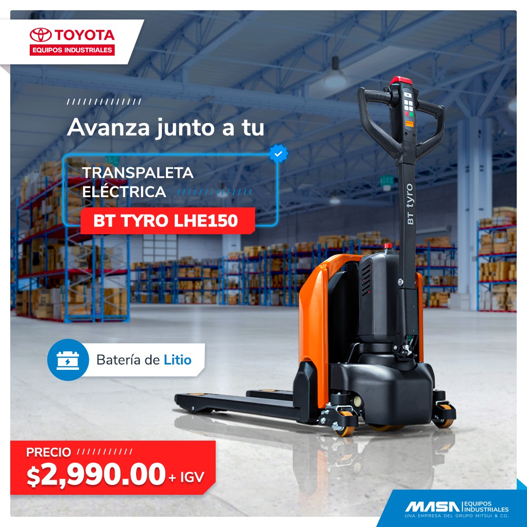 La Transpaleta electrica By Tyro... - Toyota Montacargas