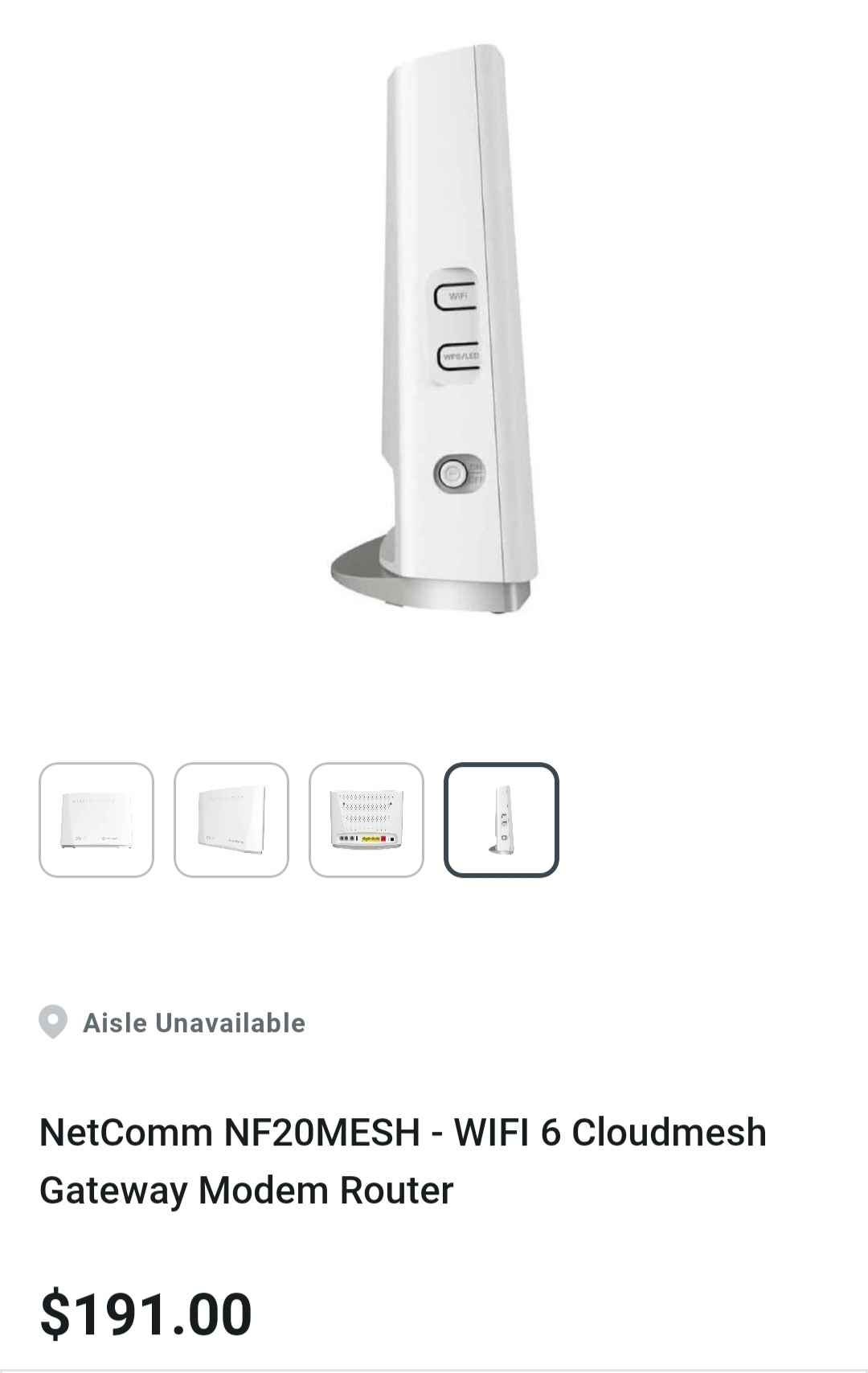 NetComm NF20MESH - WIFI 6 Cloudmesh Gateway Modem Router - Networking ...