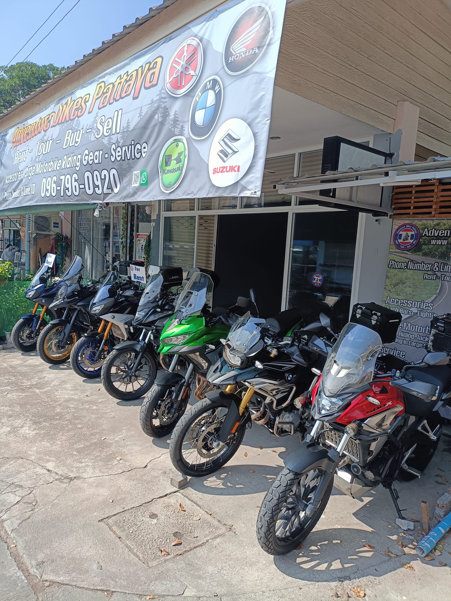 📢📢 Motorcycles for rent in Pattaya area only. 📋 30 day rental