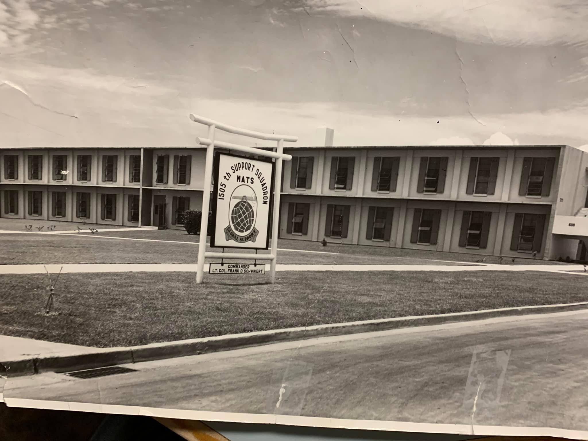 Kadena Air Base barracks and clubs in Okinawa, Japan