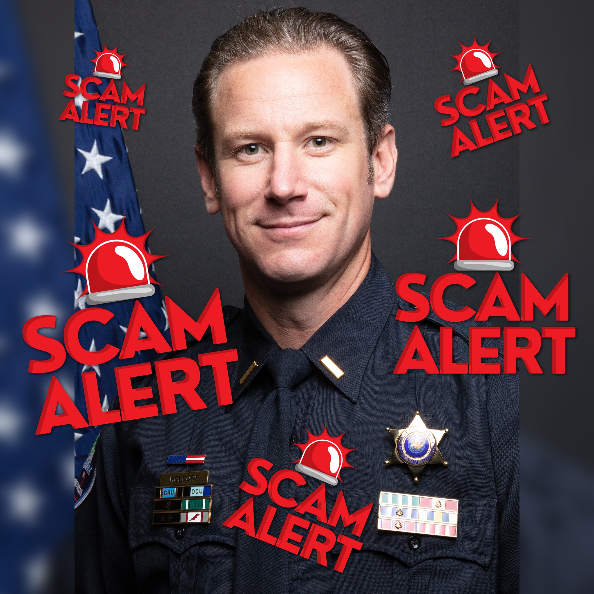Appleton - 🚨 SCAM ALERT 🚨 This is Lieutenant Holdorf. Lt. Holdorf leads ...