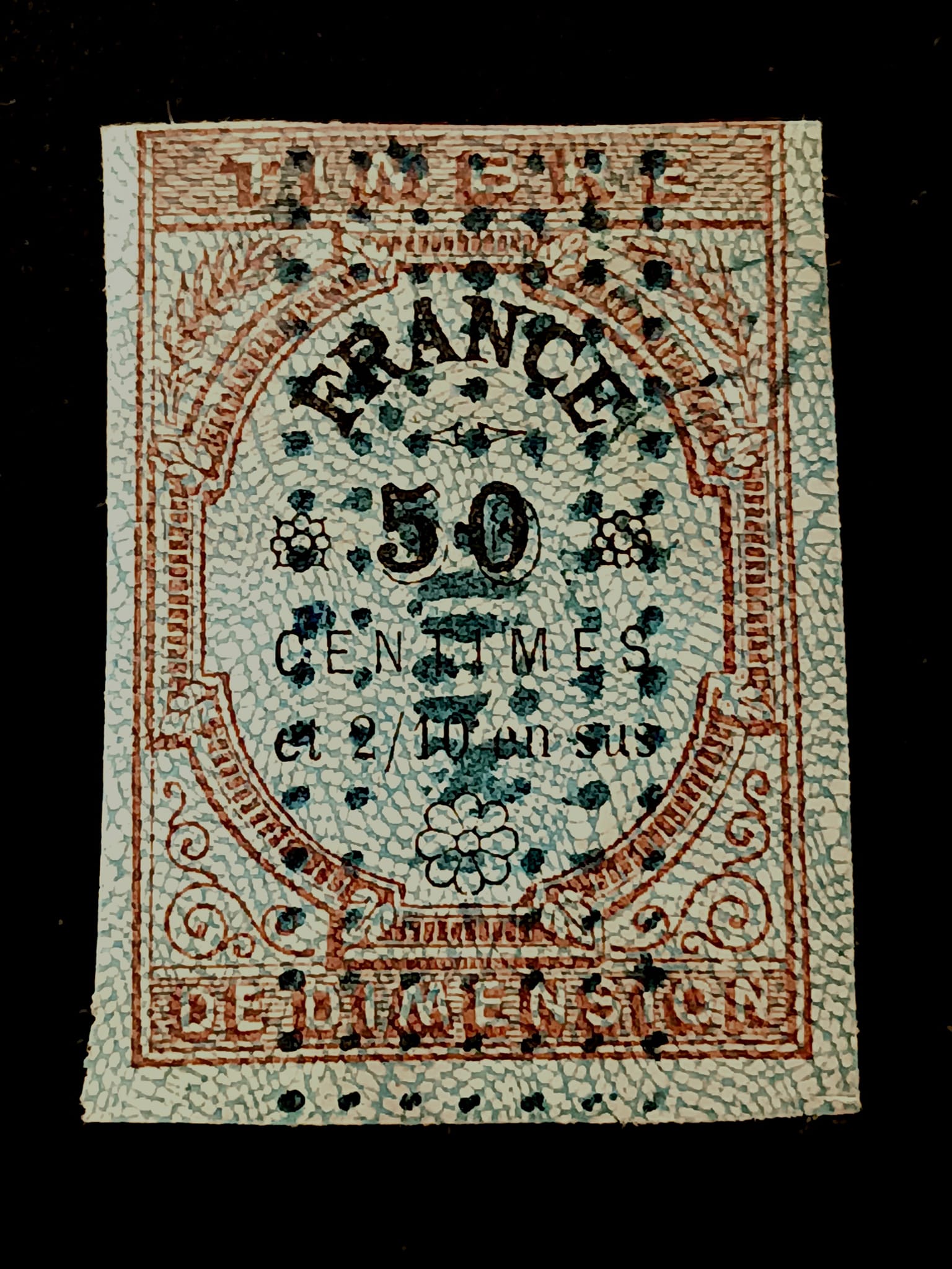 世界の一番切手 南米グァテマラ 1871 ScottNo.1 未使用1種 世界の一番