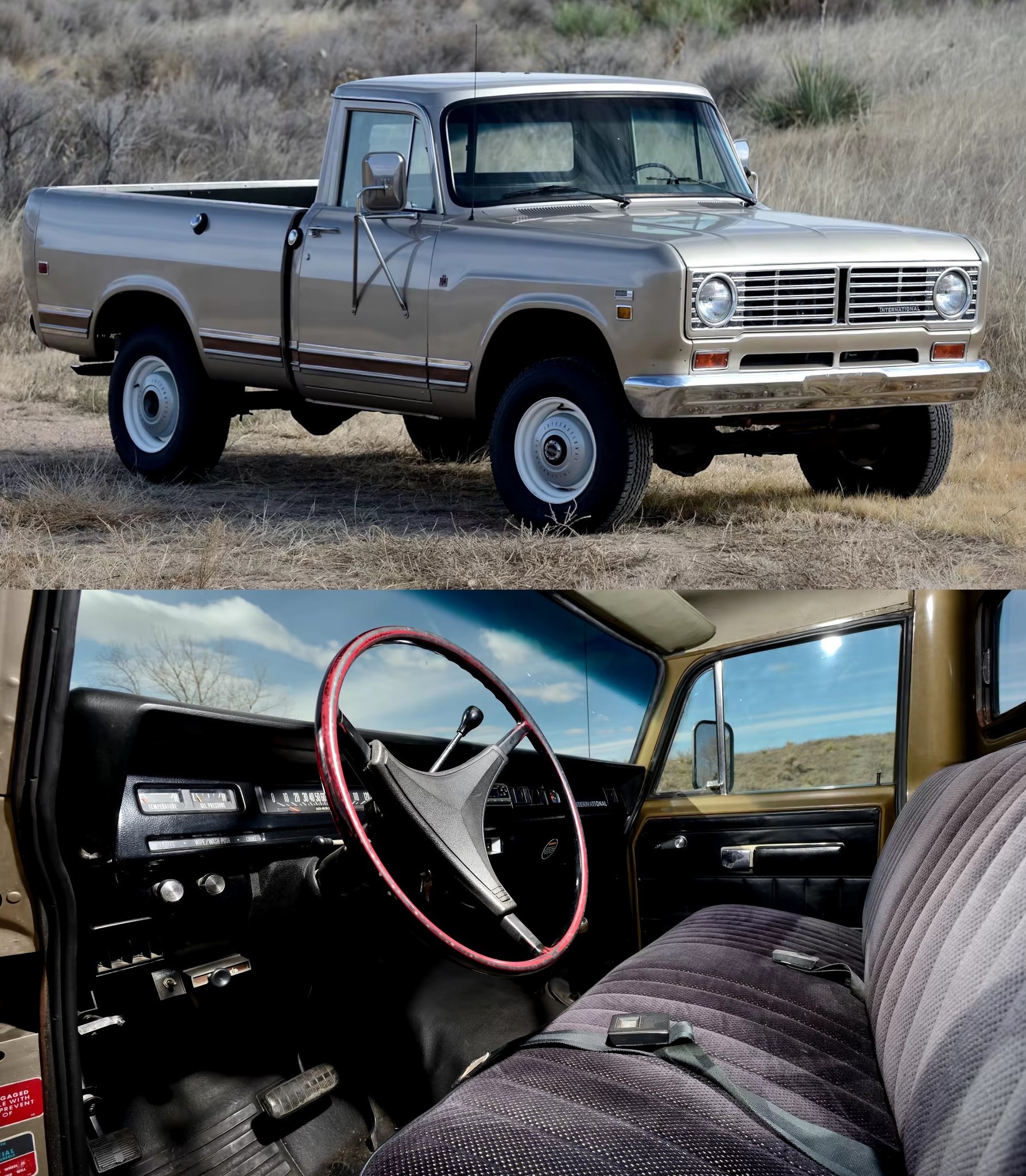 Truck - 1972 International 1210 Pickup Truck. The 1972