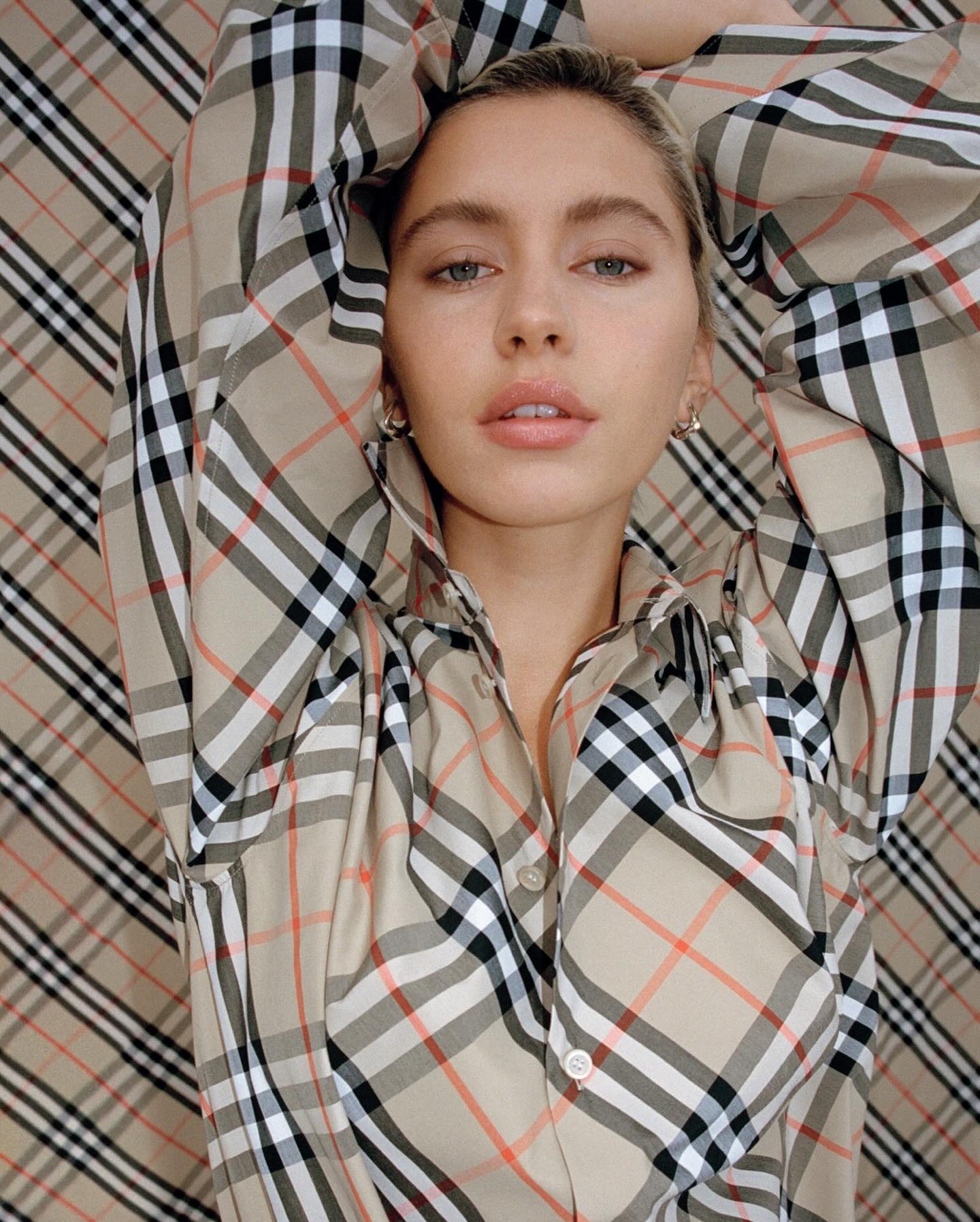 Nice day for it Burberry Check styles, refreshed in seasonal