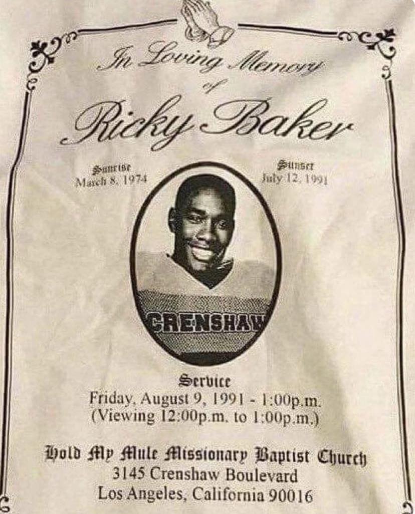 RIP RICKY BAKER! - According 2 Hip-Hop