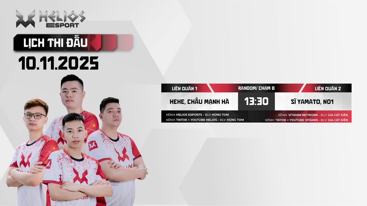 Hai anh em, 2 đầu chiến tuyến!!! Hẹn... - Team Helios Esports | Facebook