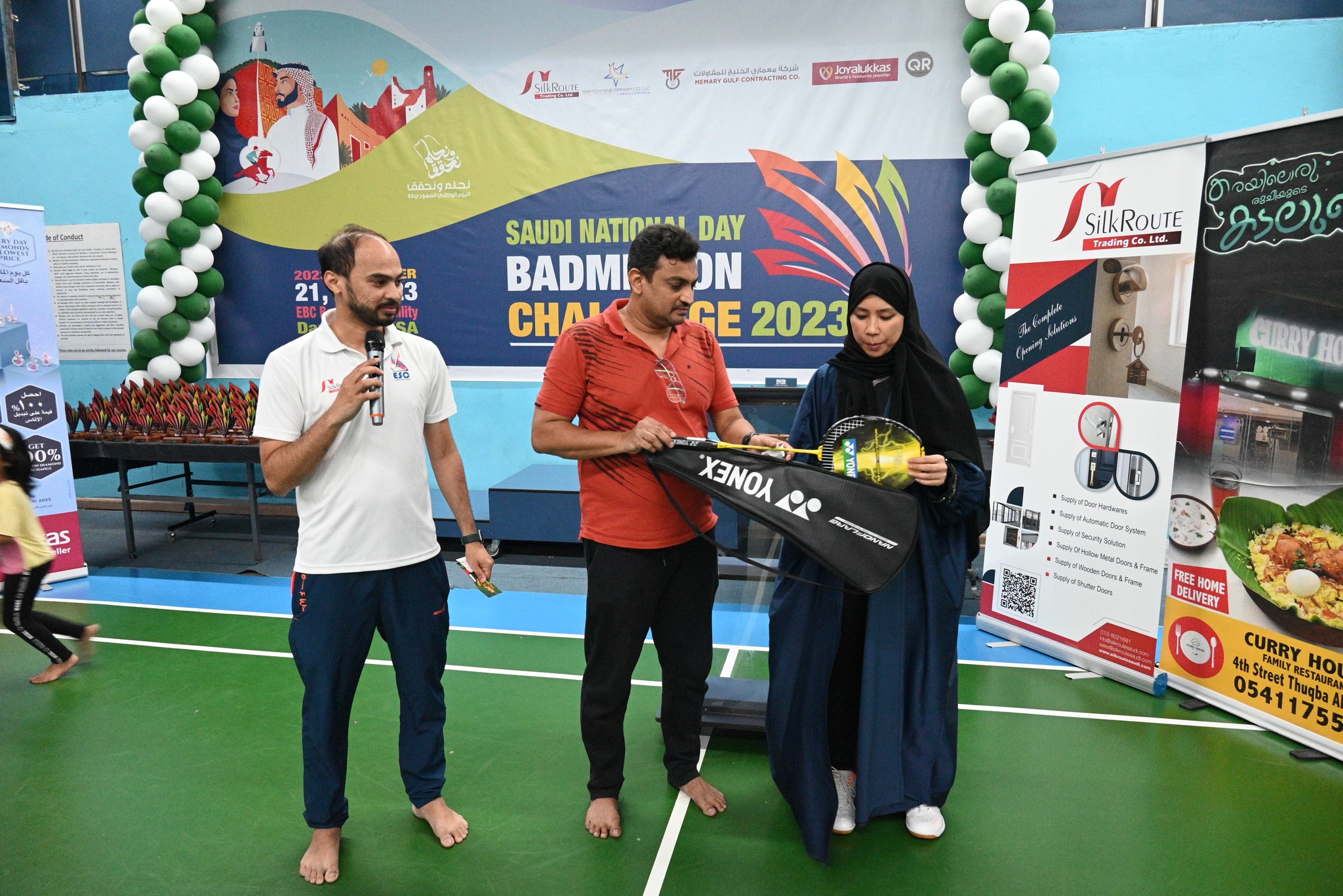 Evenlode Badminton Club, Saudi Arabia