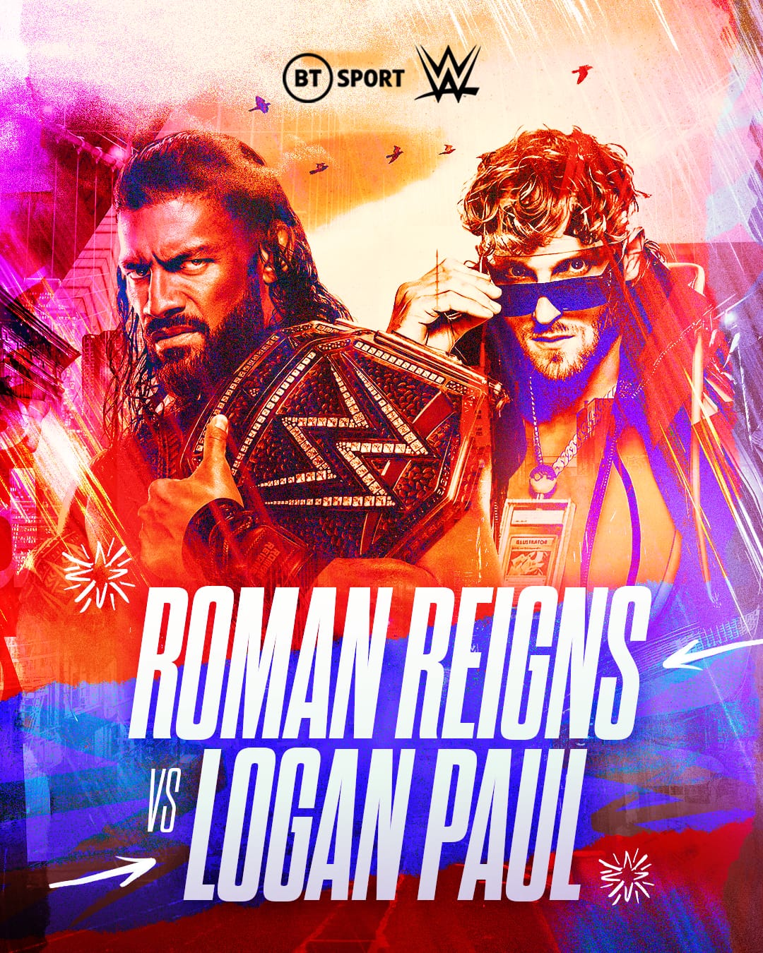 TNT - It’s official! 🍿 Roman Reigns 🆚 Logan Paul is going down at WWE ...