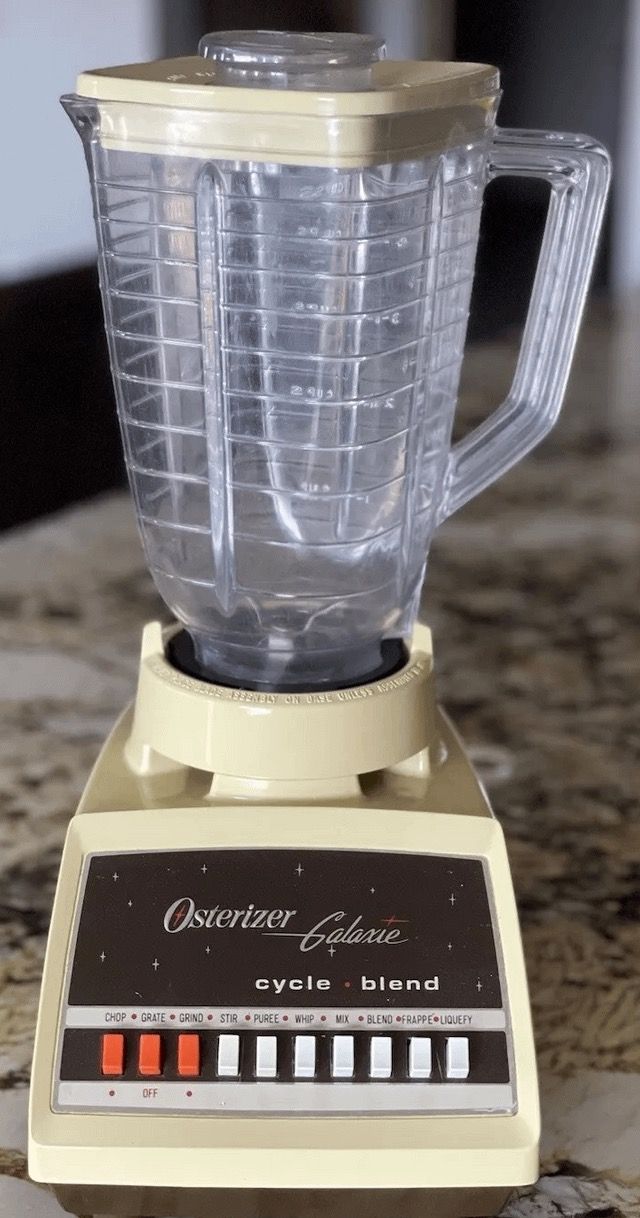 Vintage Osterizer Galaxy blender still working after years