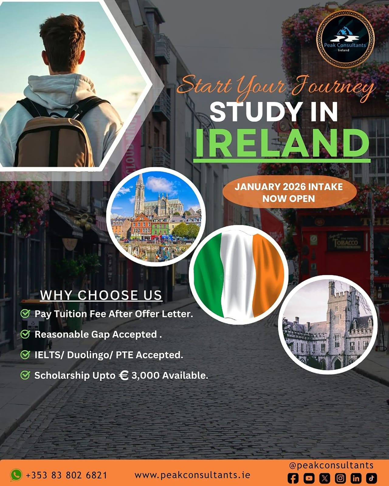 The Peak - 🎓 Start Your Journey to a Brighter Future – Study in IRELAND ...
