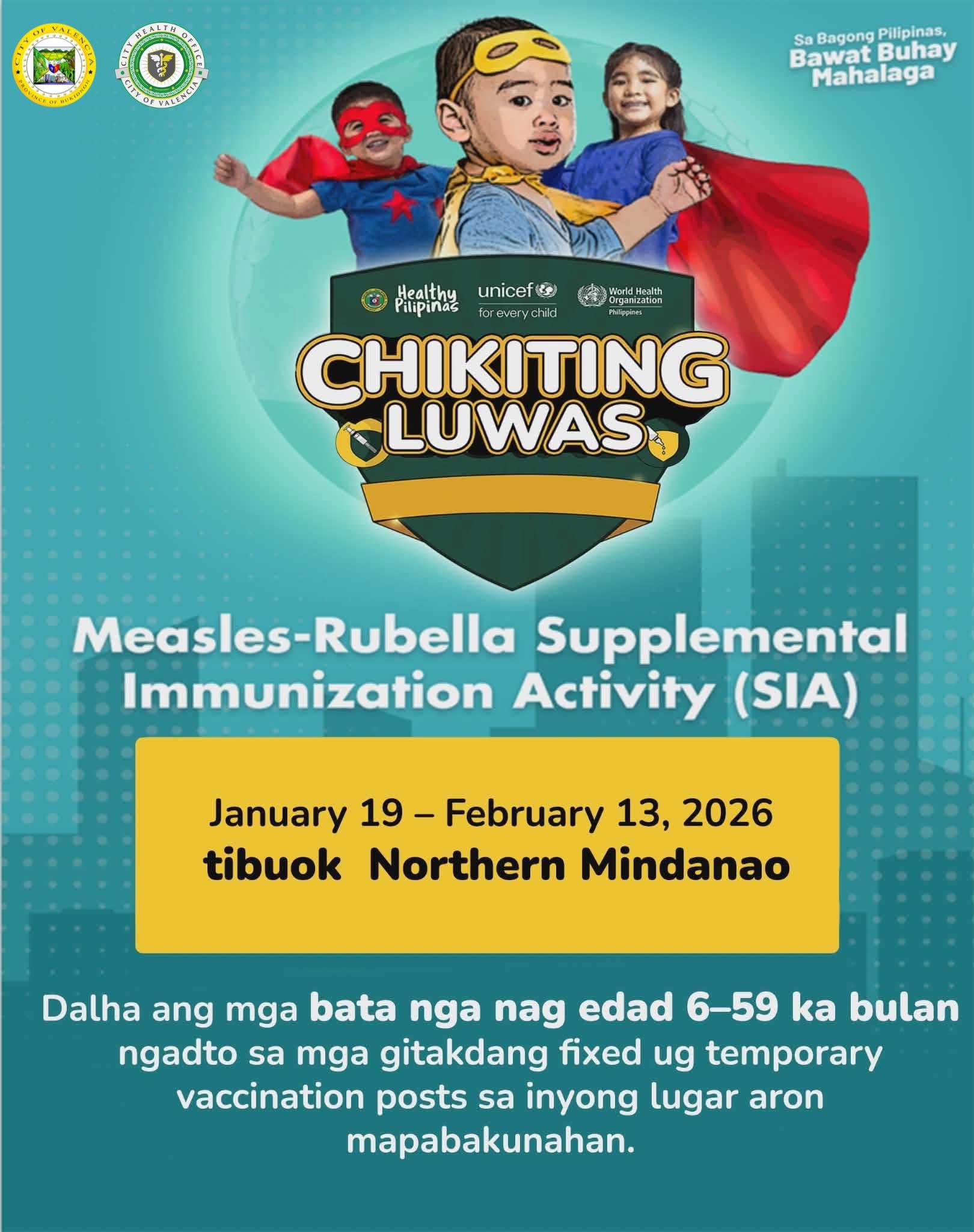 📢 Upcoming MRSIA 2026 with... - Valencia City Health Office | Facebook