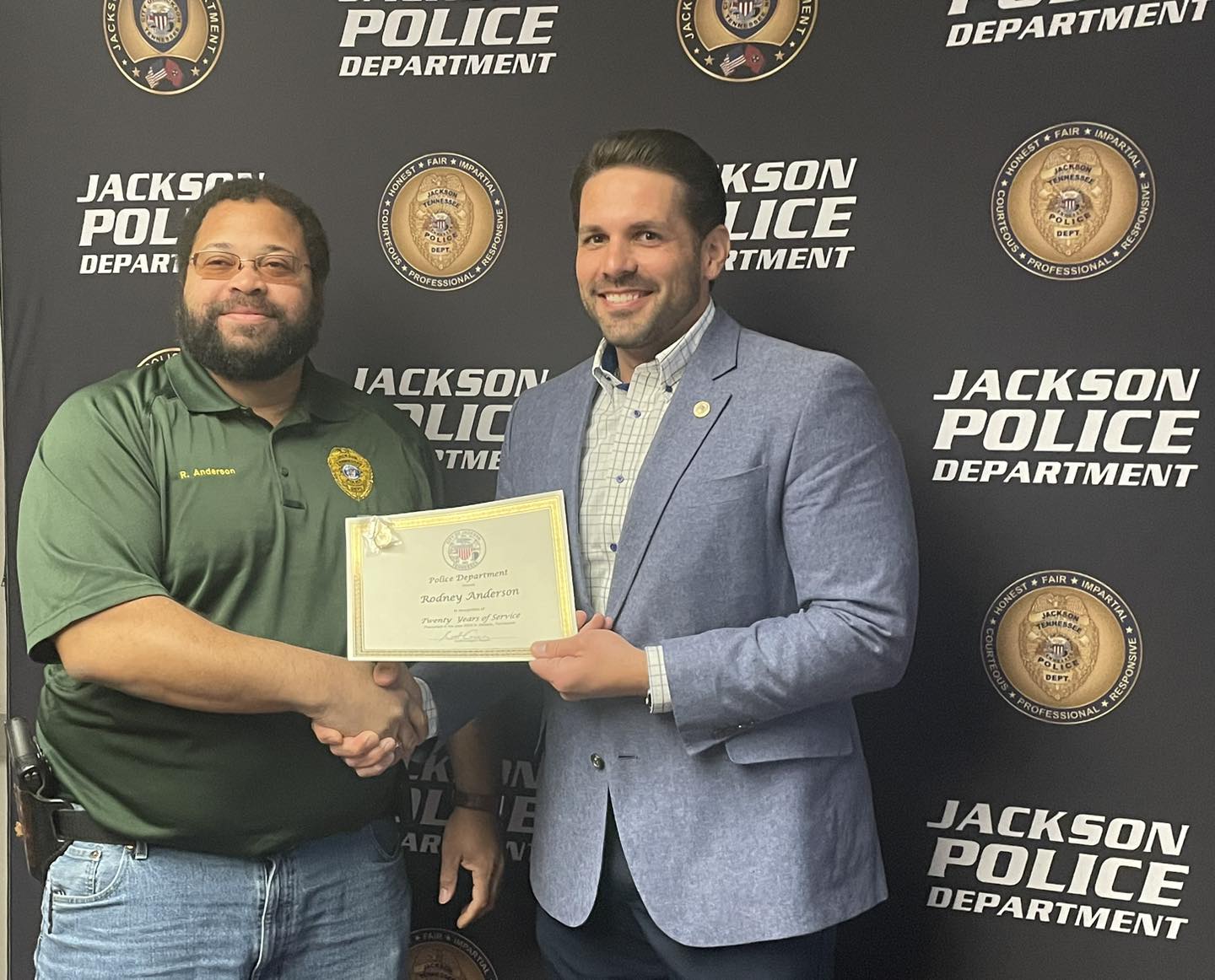 Thank you to Lt.... - City of Jackson, TN - Police Department | Facebook