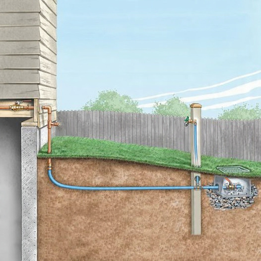 Plumbing Gallery | Wall rough-in illustrating correctly sloped drain ...