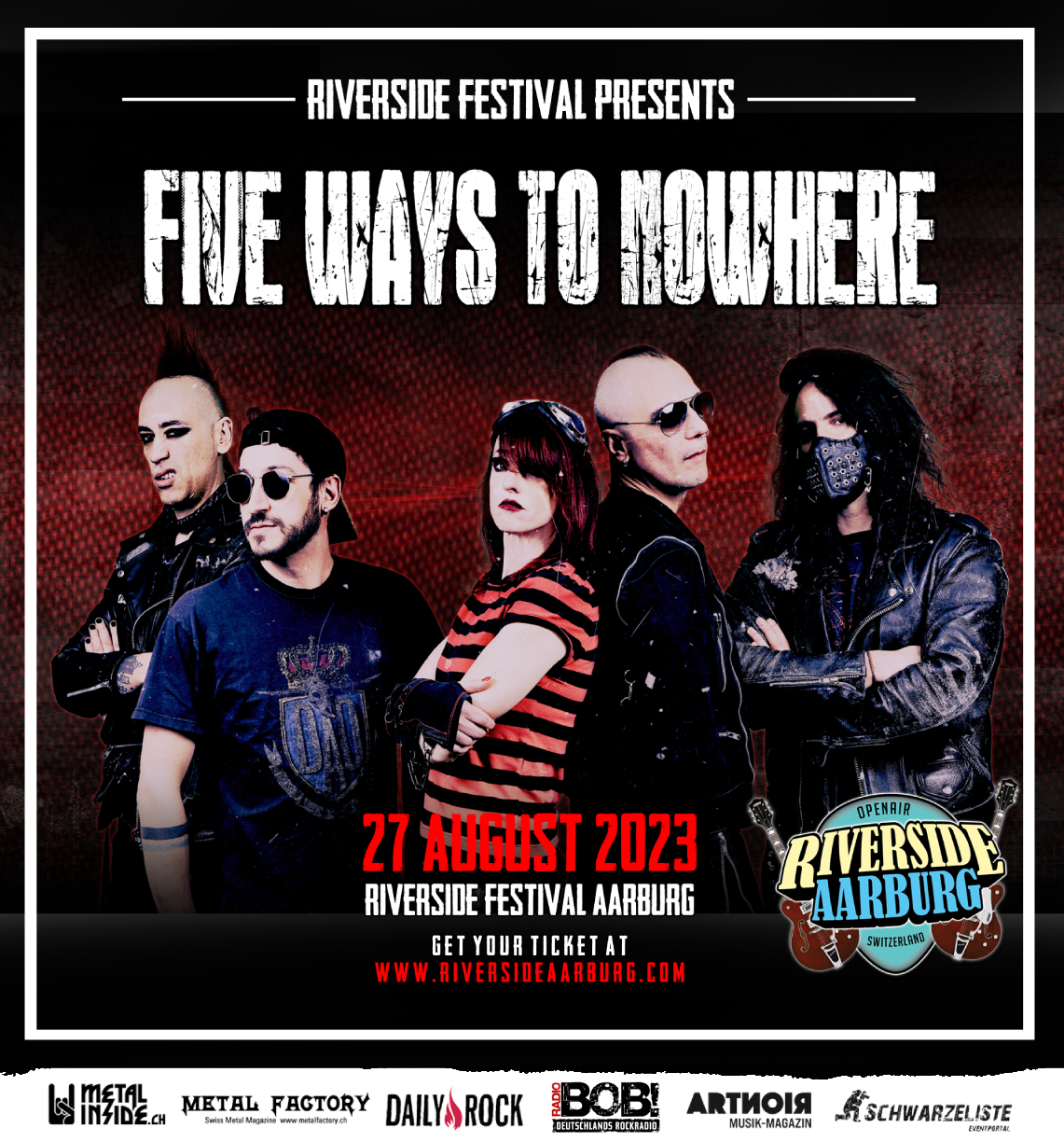 🚨🤘 Wir präsentieren euch mit Five Ways... - Riverside Aarburg