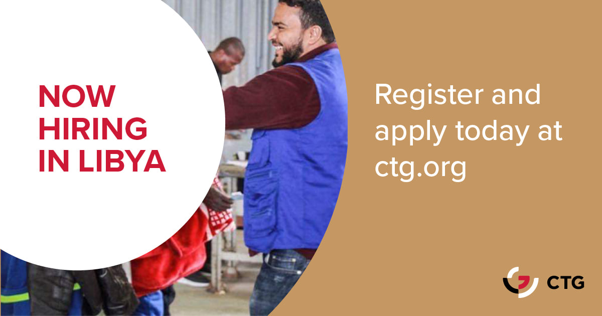 CTG Committed to Good - Libya - Want to join us in #enablingchange ...