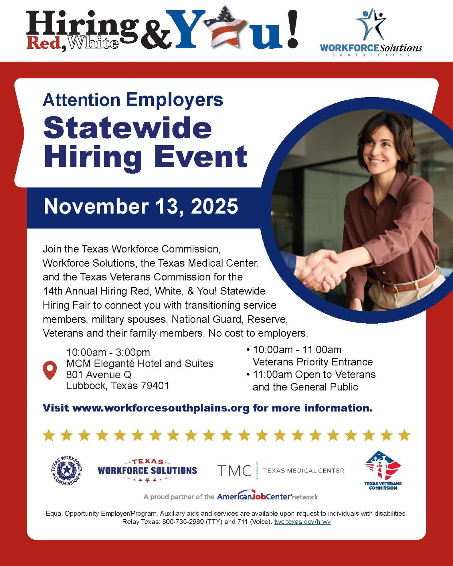 Workforce - Today’s the Day! The Hiring Red, White & You! Job Fair is ...