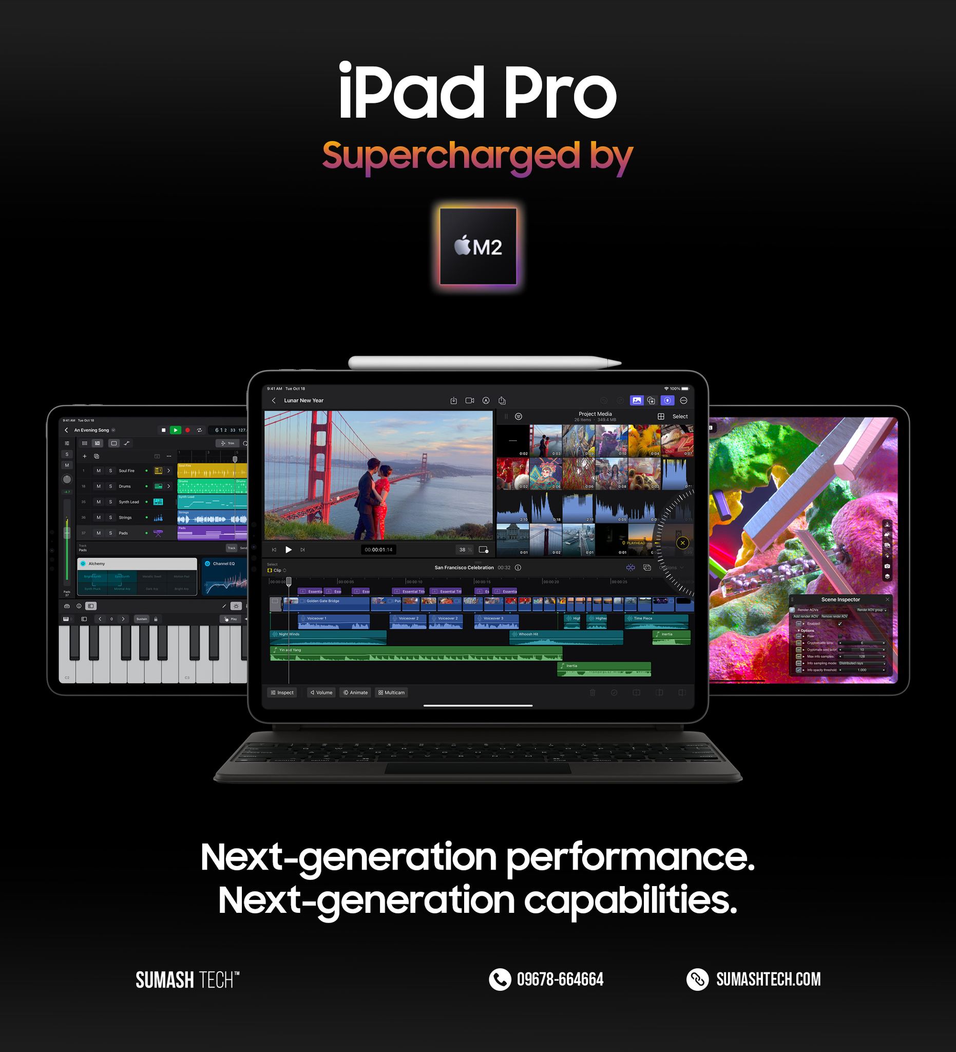 Sumash Tech - The iPad Pro M2 is here! Edit photos and... | Facebook
