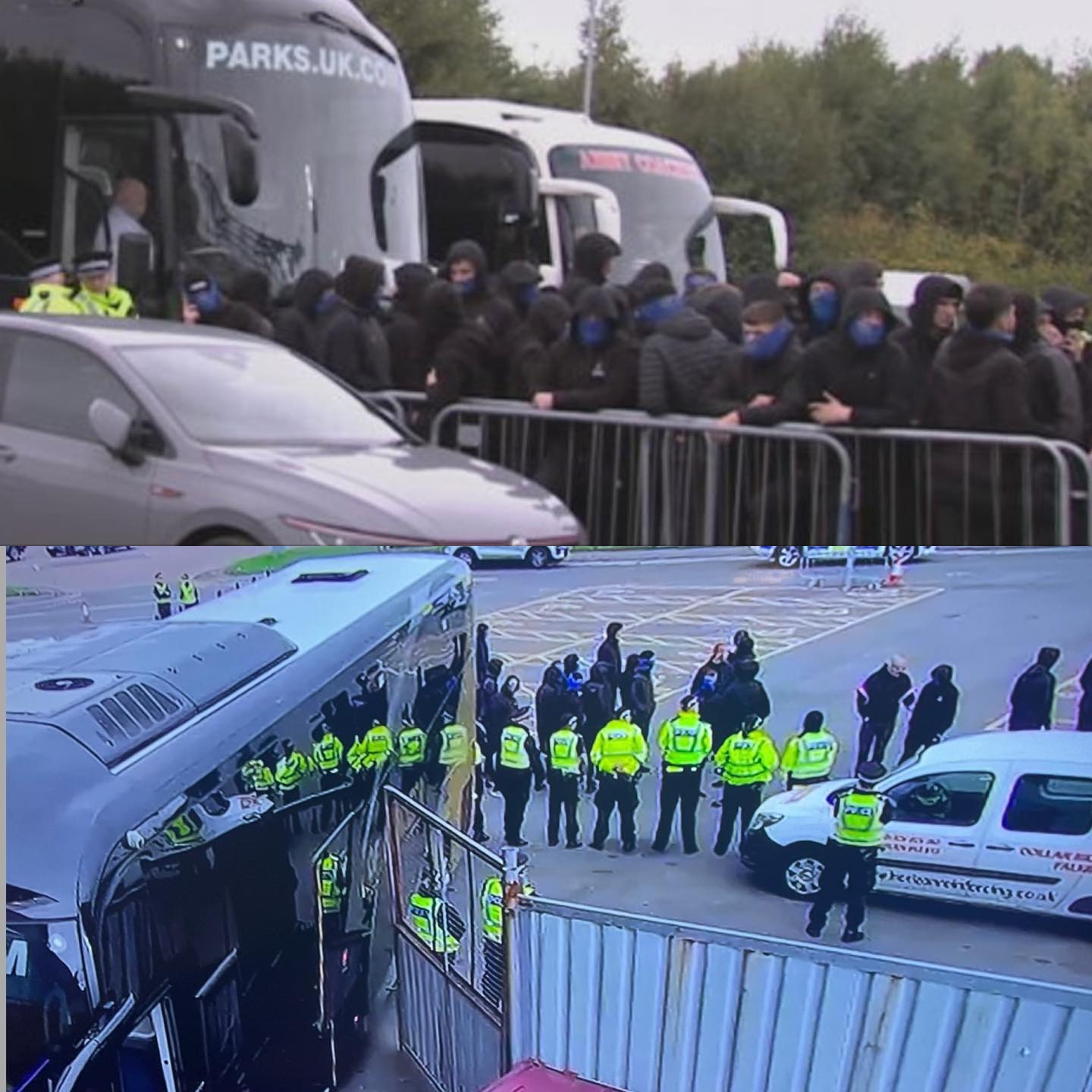 The Fitbaw - Wow 😮 a group of raging Rangers FC fans surrounded the ...