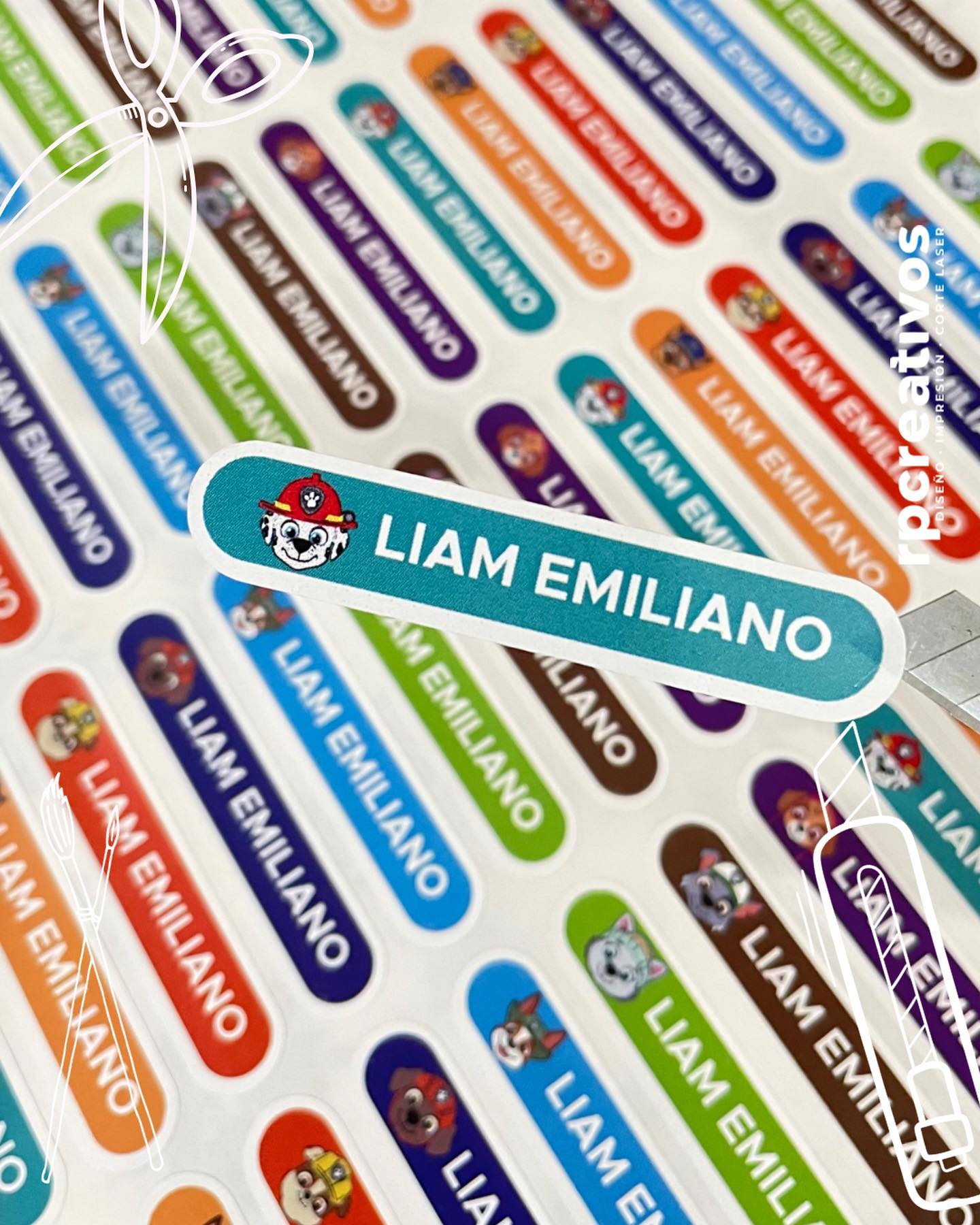 RP Creativos - ️Stickers para colores y lápices ...