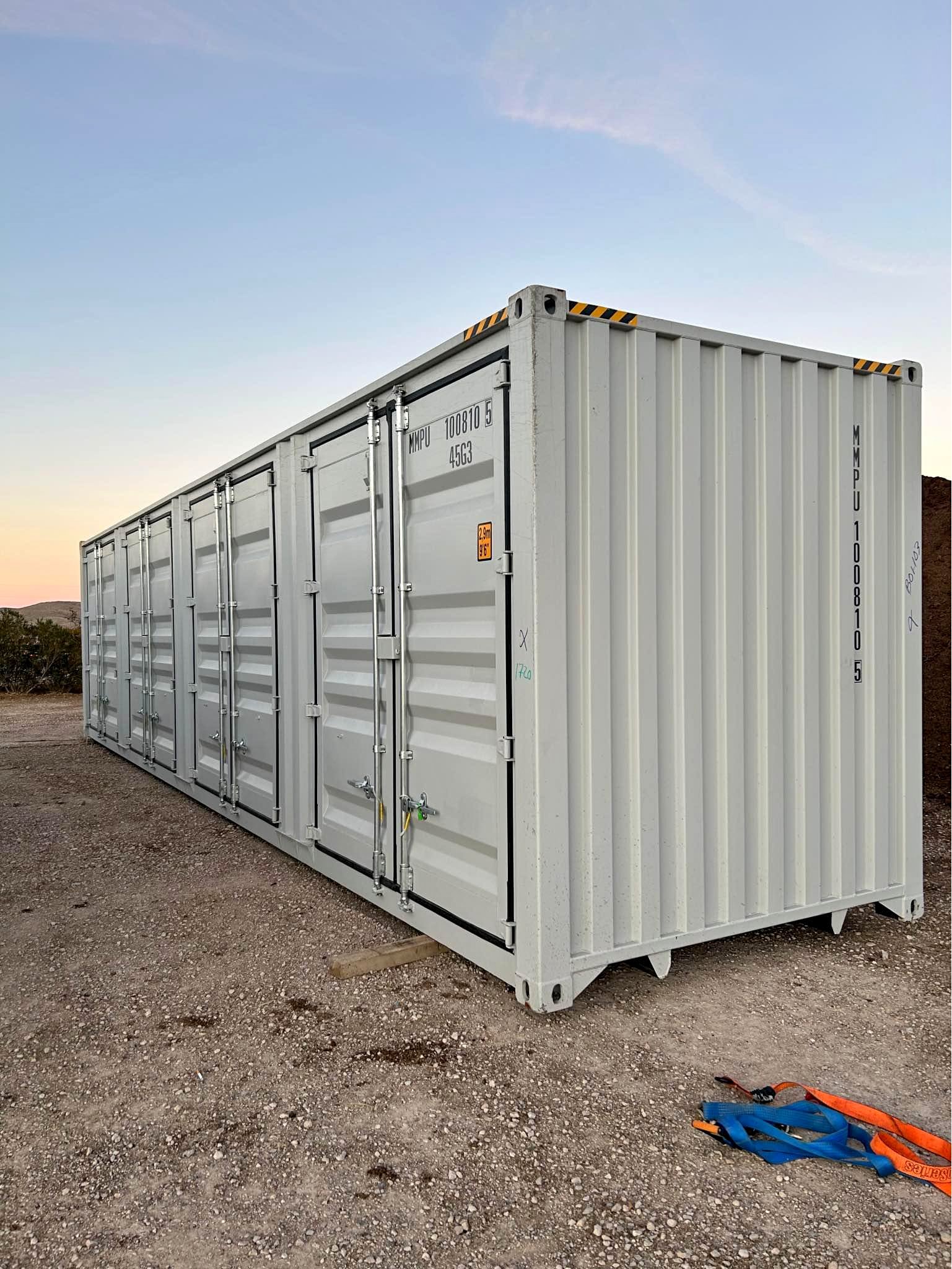 Cargo container new 2025 40foot high cube, 9 foot six high mint ...