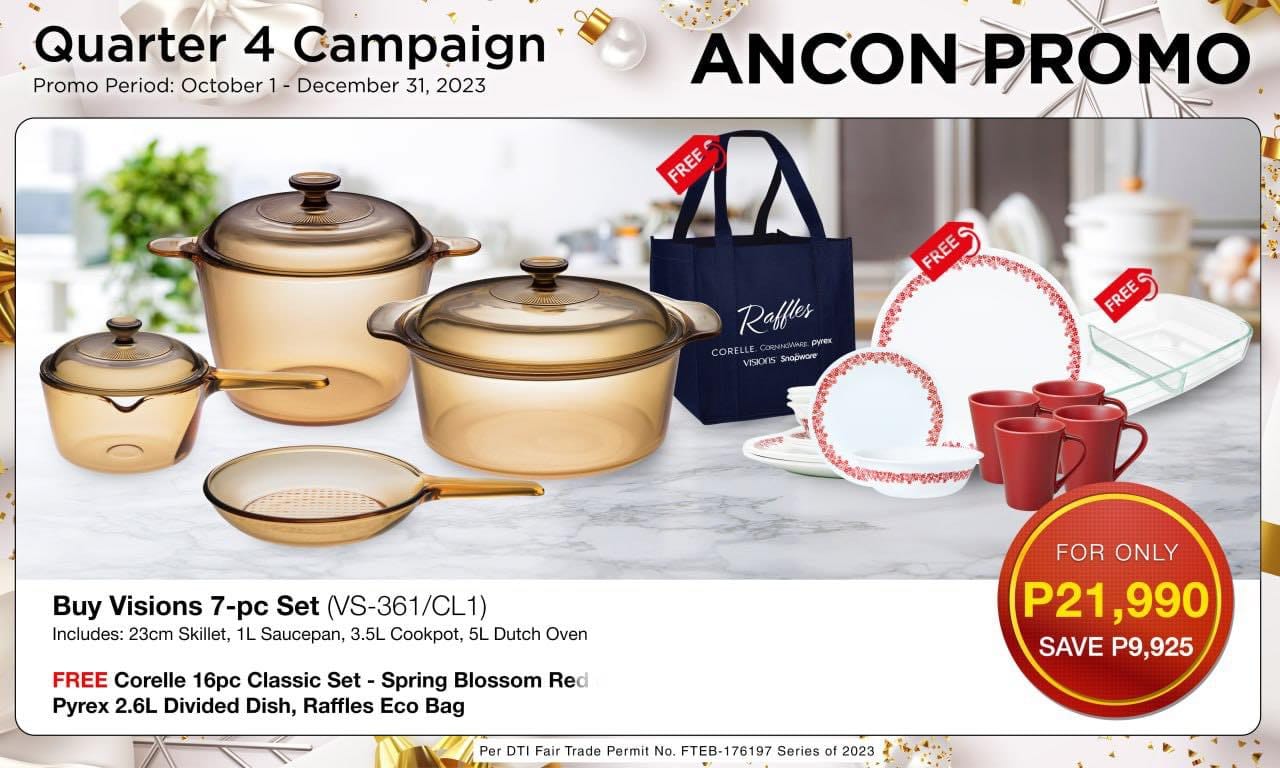 Philippines Dealer of Pyrex, Visions, Corningware, Corelle