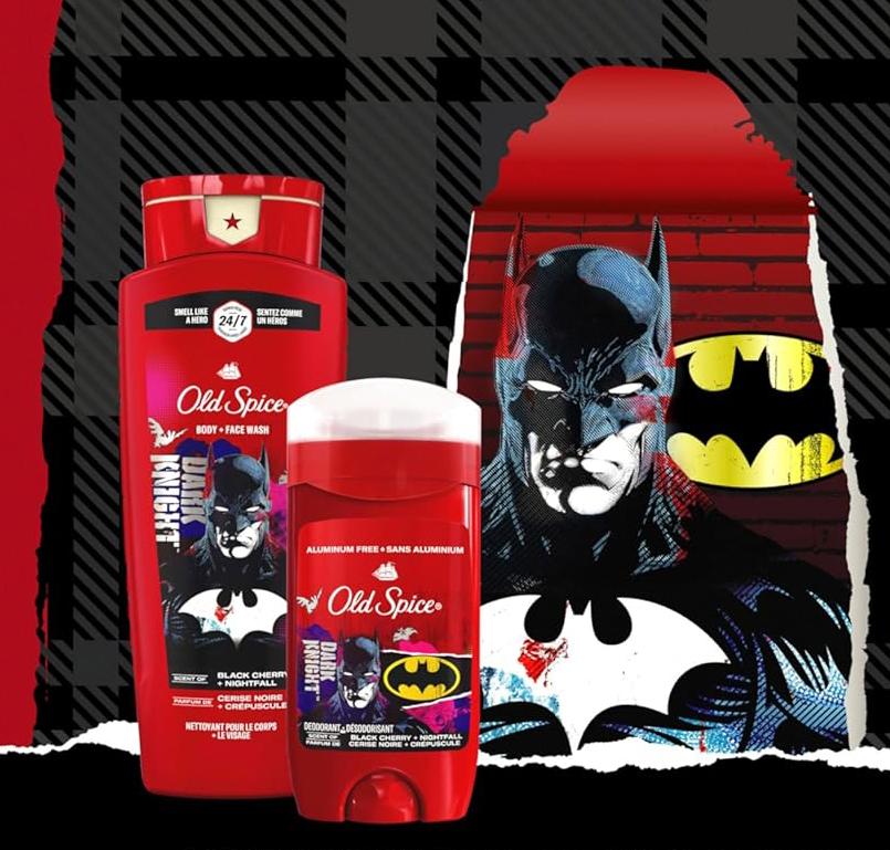 Old Spice Batman (🤔)Gift Set. Includes a deodorant and body wash