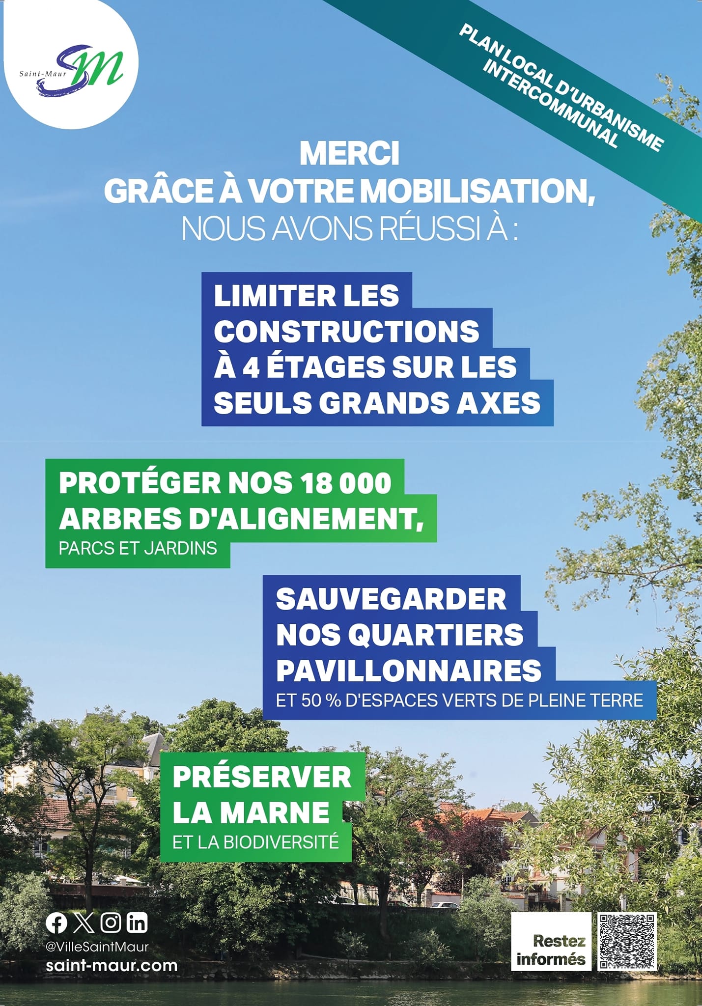 Le nouveau PLUi est entré... - Ville de Saint Maur des Fossés | Facebook