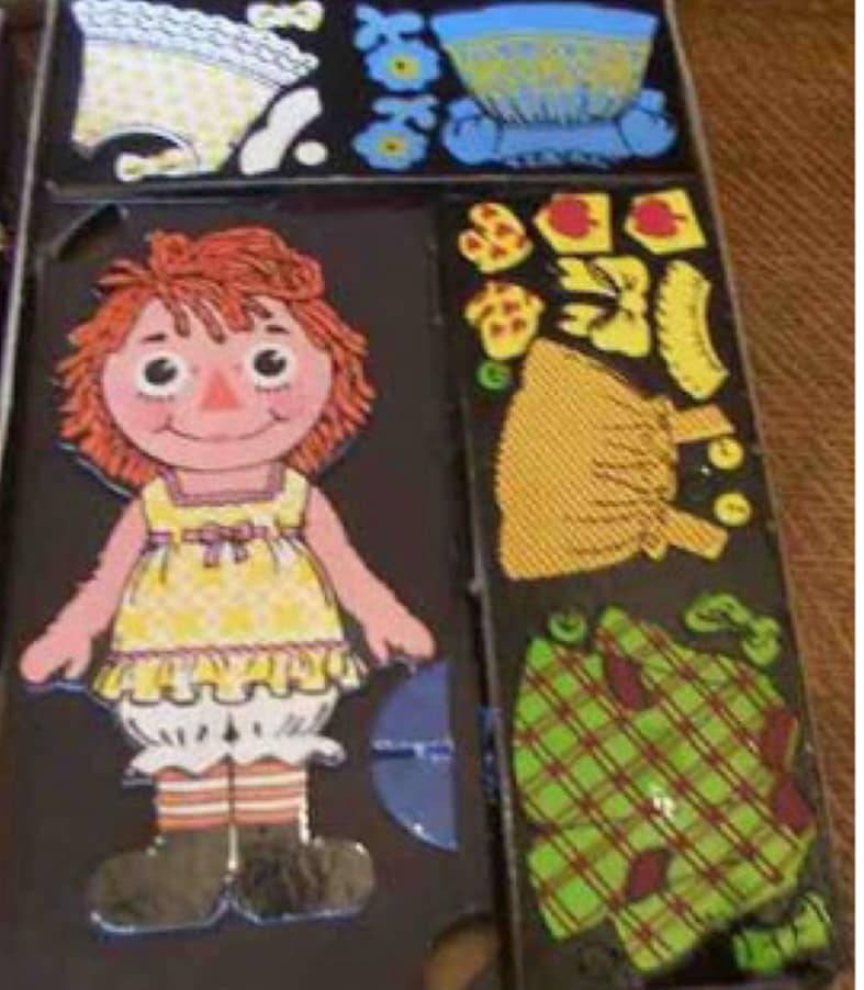 1970s Raggedy Ann Colorforms 💙❤️