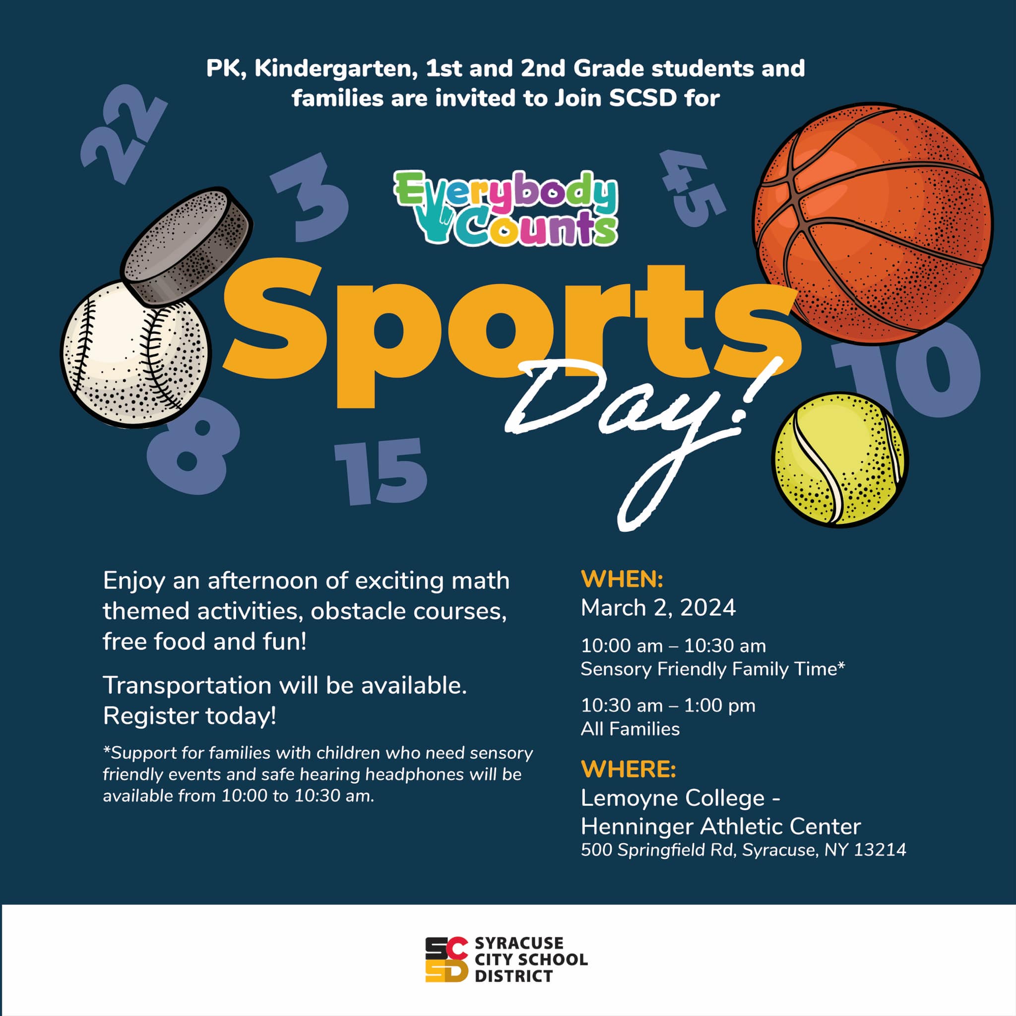 ⚽️🏸 Families with... - SCSD Office of Family Engagement | Facebook