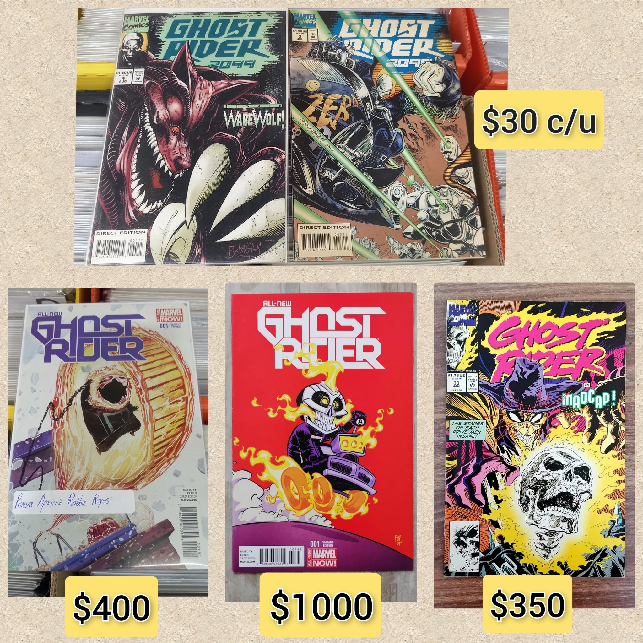 VIP Comics - Cómics disponibles de GHOST RIDER IDIOMA...