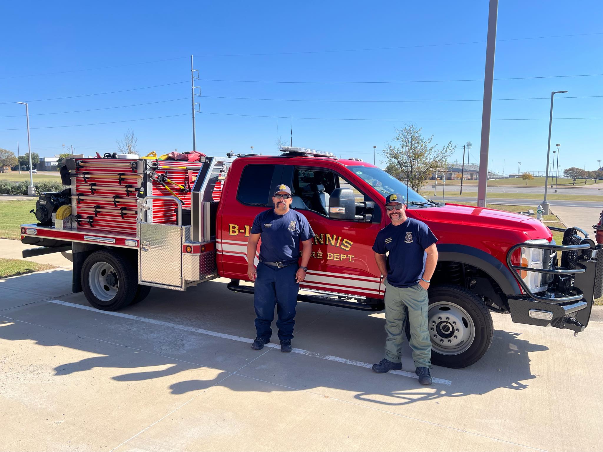 Ennis, - Ennis Firefighters Arturo Hernandez and John Wichner were ...