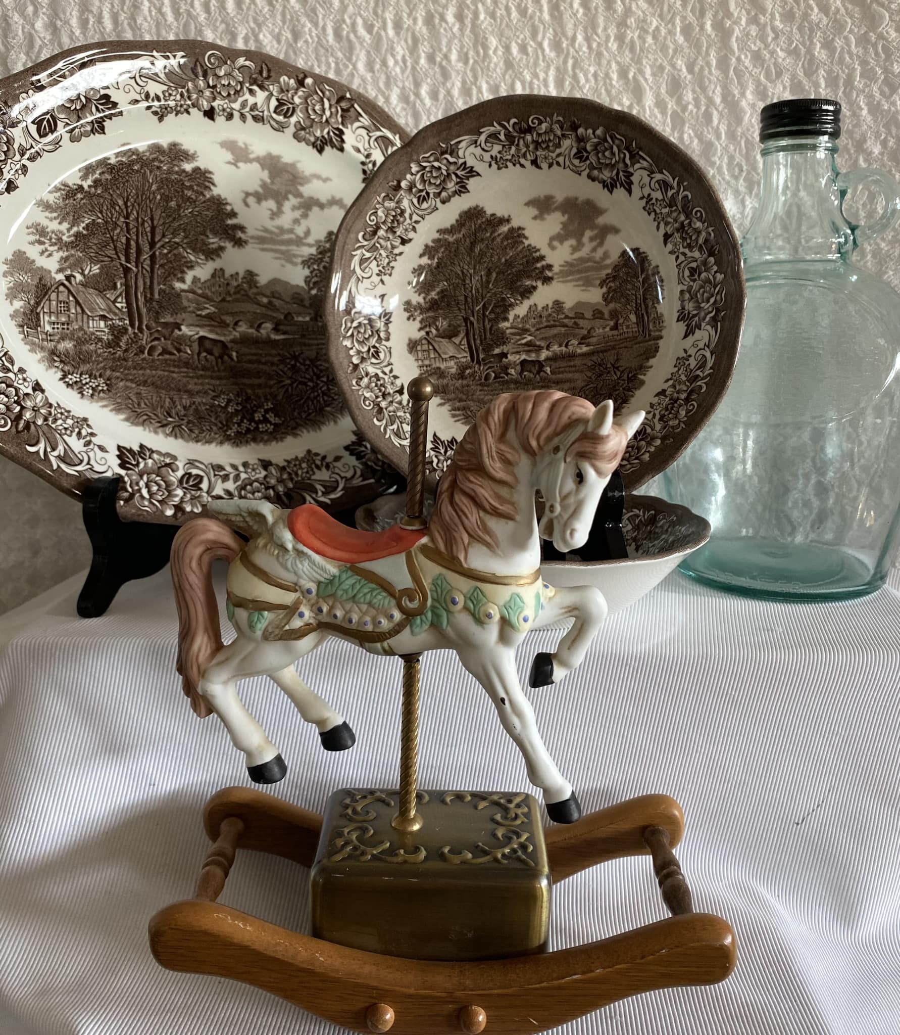 vintage items for sale, including romantic england platter and  display picture 1