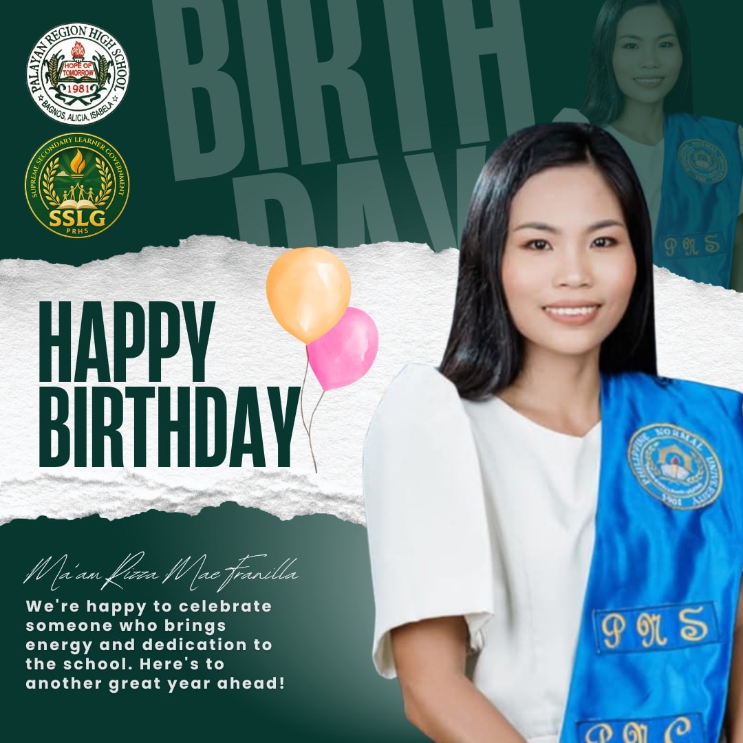 SSLG - 🎂HAPPY BIRTHDAY, MA'AM RIZZA MAE FRANILLA 🎉💐 Let’s all join in ...