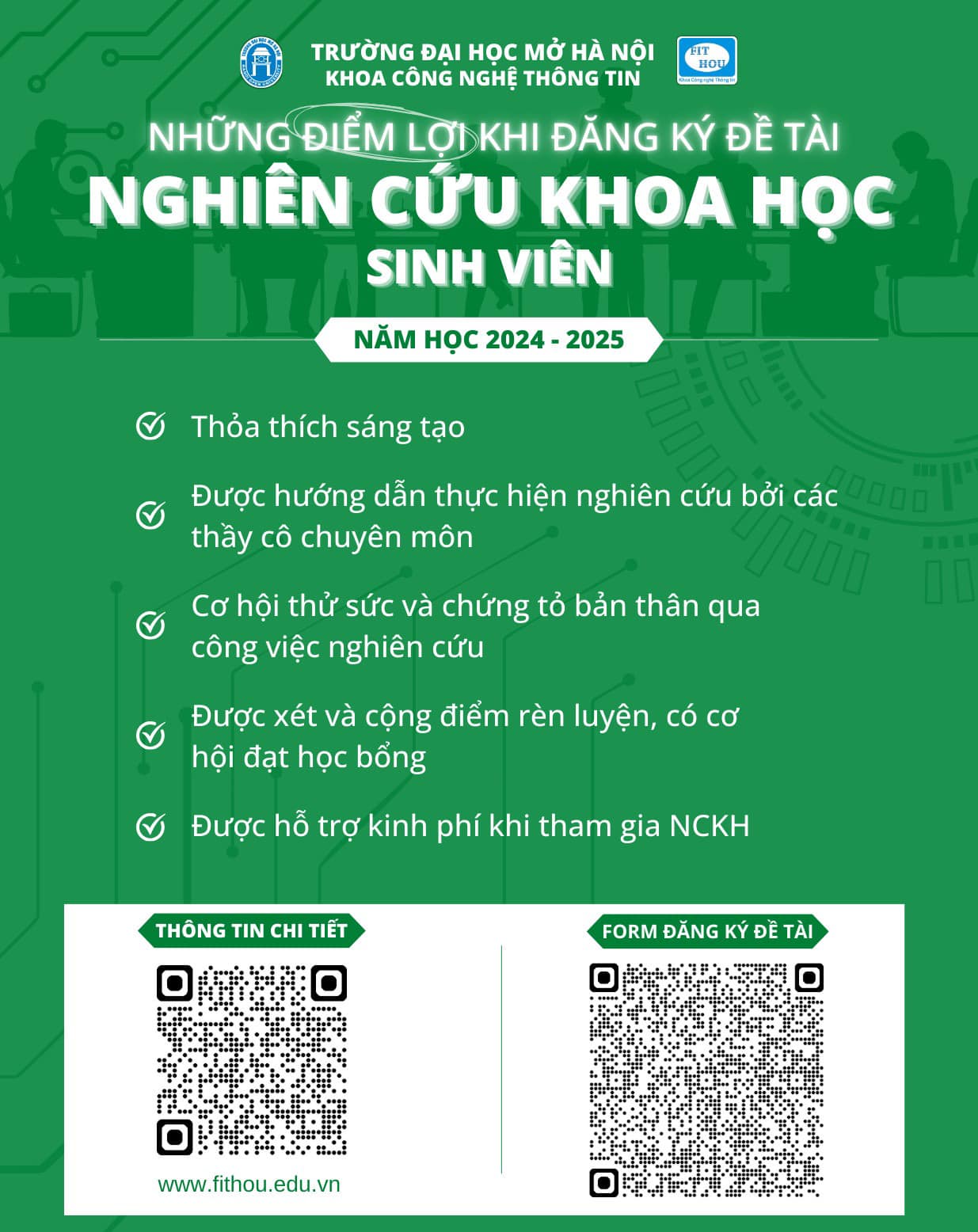 💫NGHIÊN CỨU KHOA HỌC 2024-2025 KHOA... - Sinh Viên Fithou | Facebook
