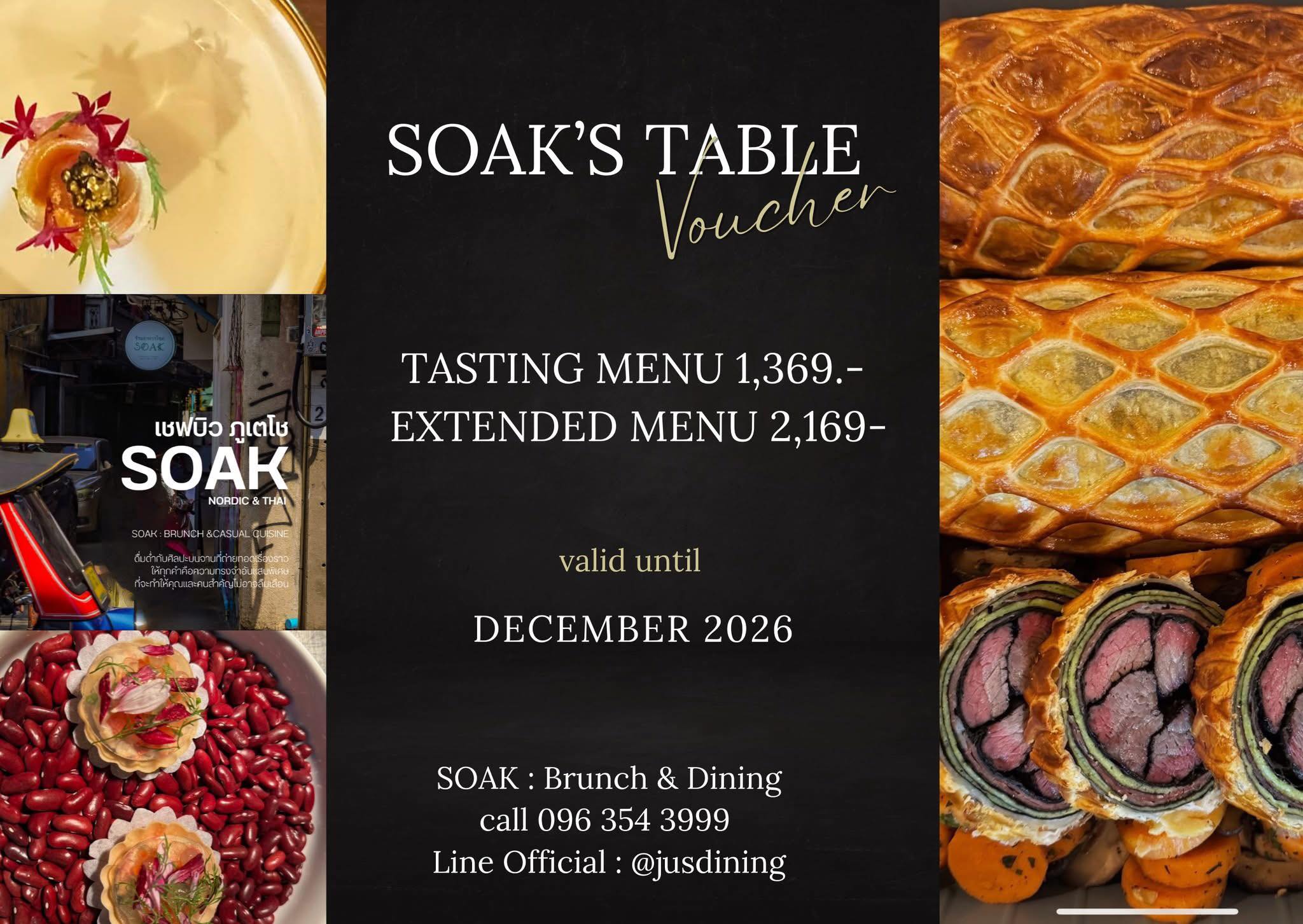 Soak - SOAK (formerly JUS DINING) คือร้านอาหารที่ผสานแรงบันดาลใจจาก ...