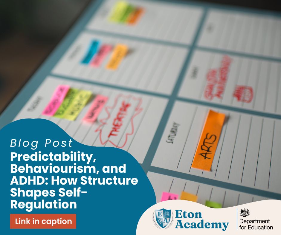 Eton - This week, we’re exploring how predictability and structure can ...