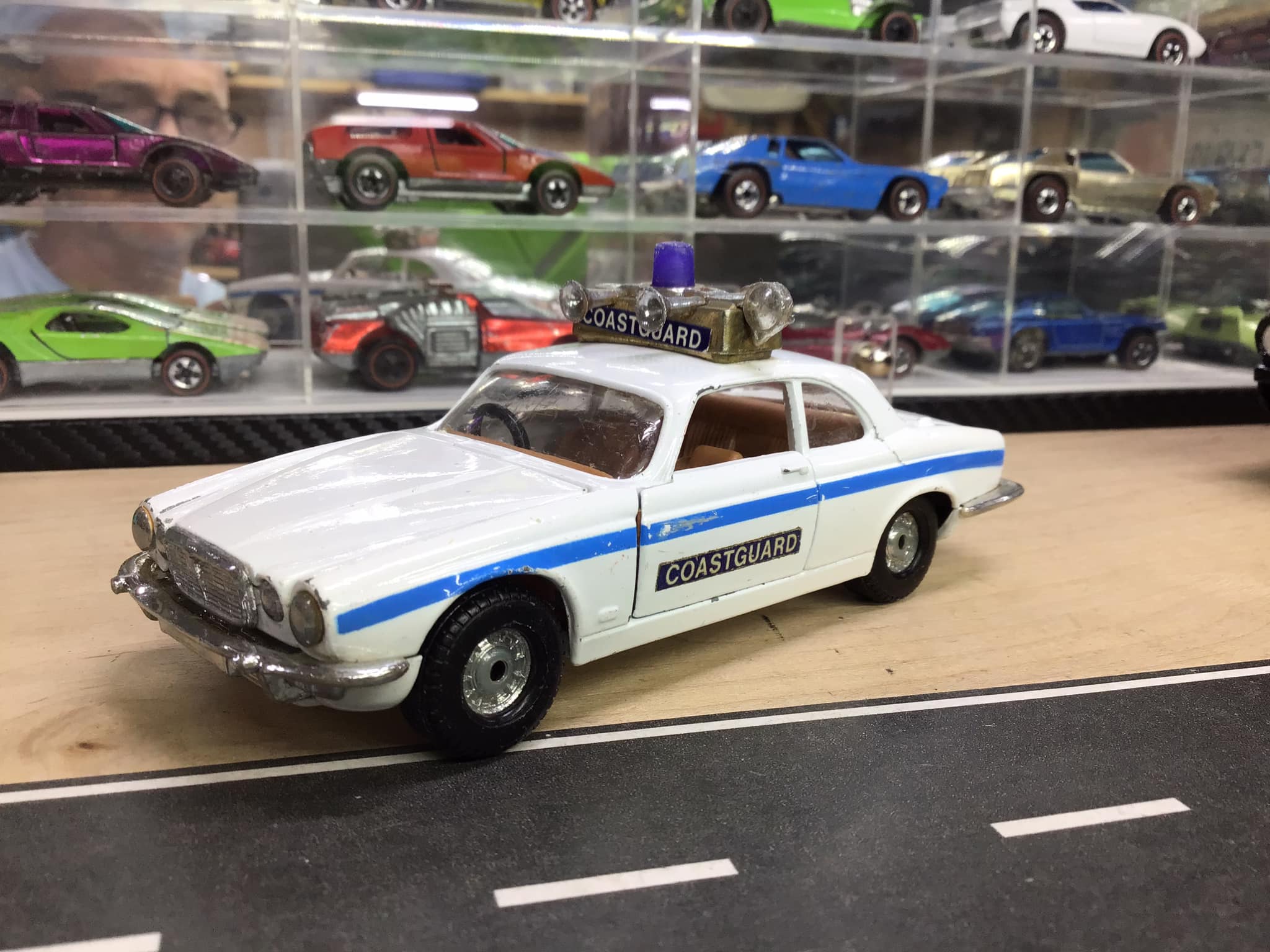 Vintage Corgi Coastguard Jaguar XJ12C