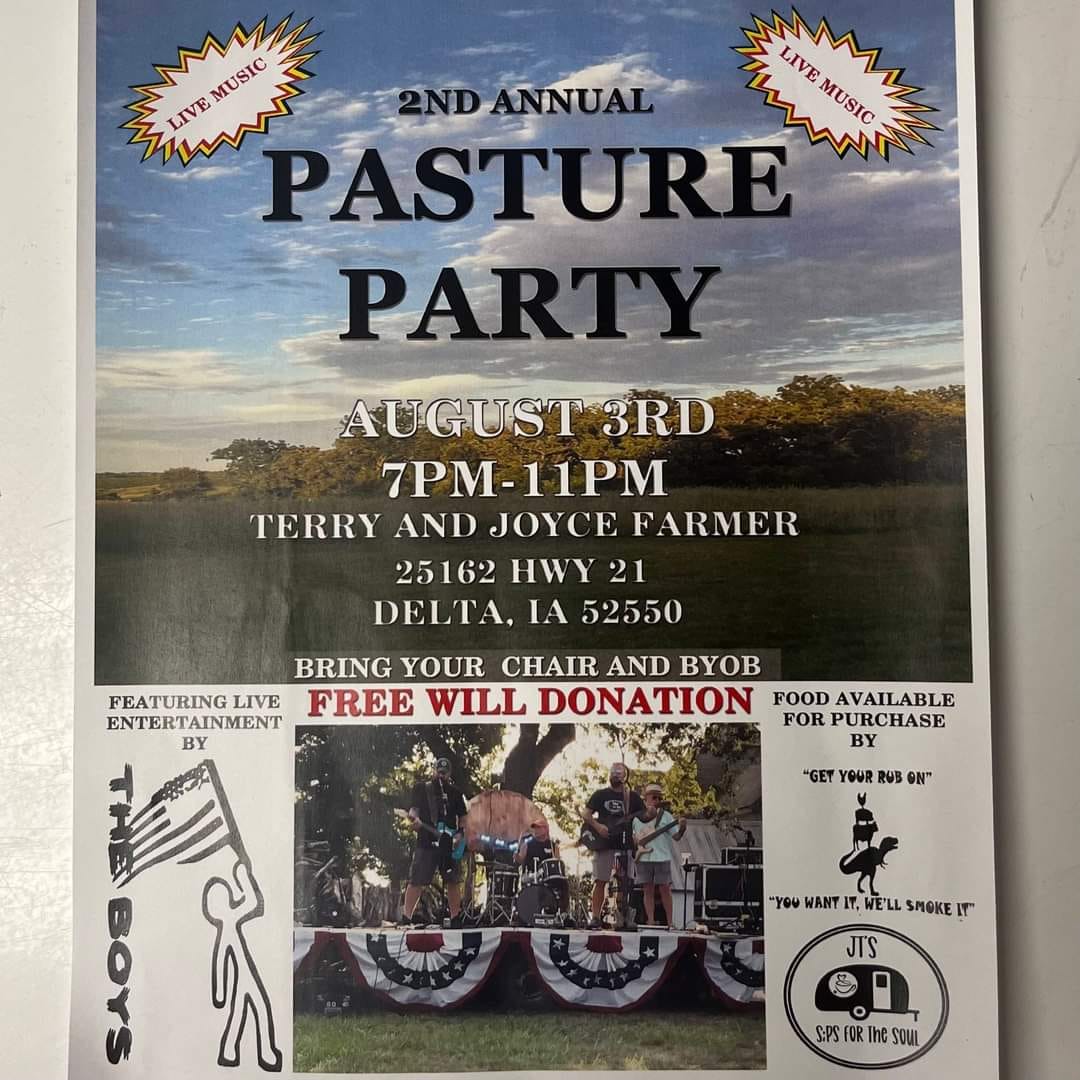 See you at the 2nd Annual Pasture Party!