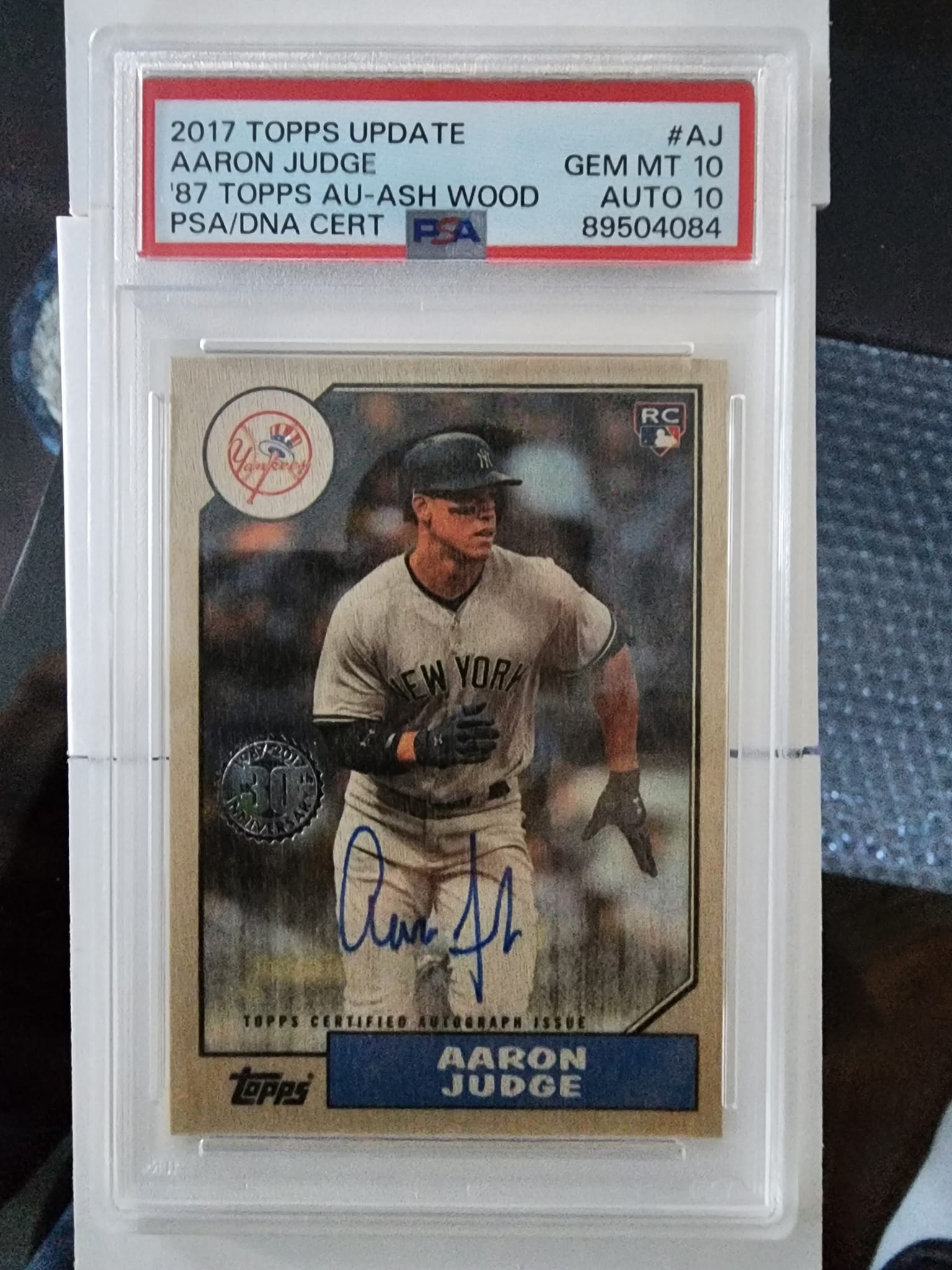 GRADED 10! AARON JUDGE ROOKIE 2017 TOPPS UPDATE #US166, YANKEES 