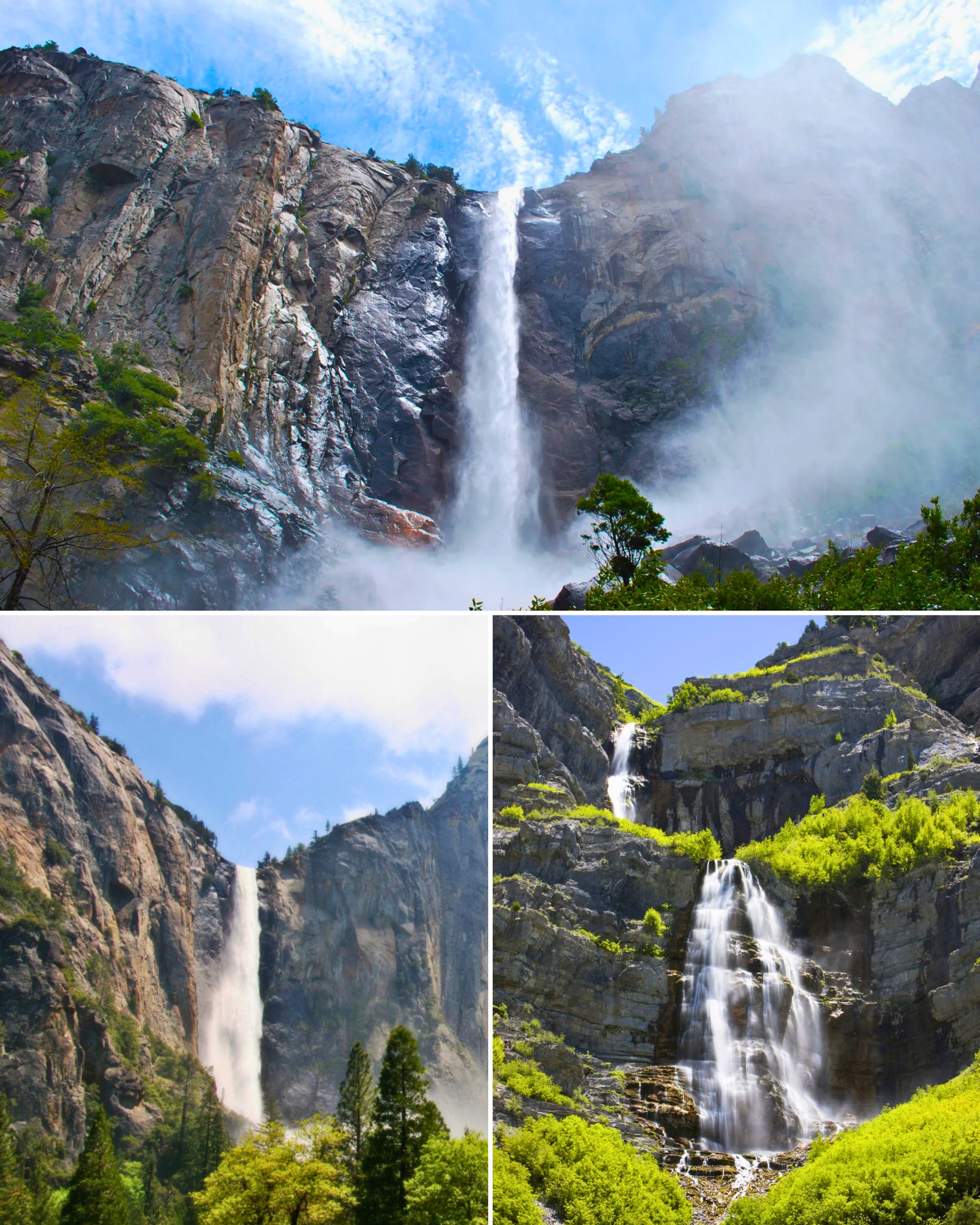 Shine - Bridal Veil Falls is a picturesque waterfall found in various U ...