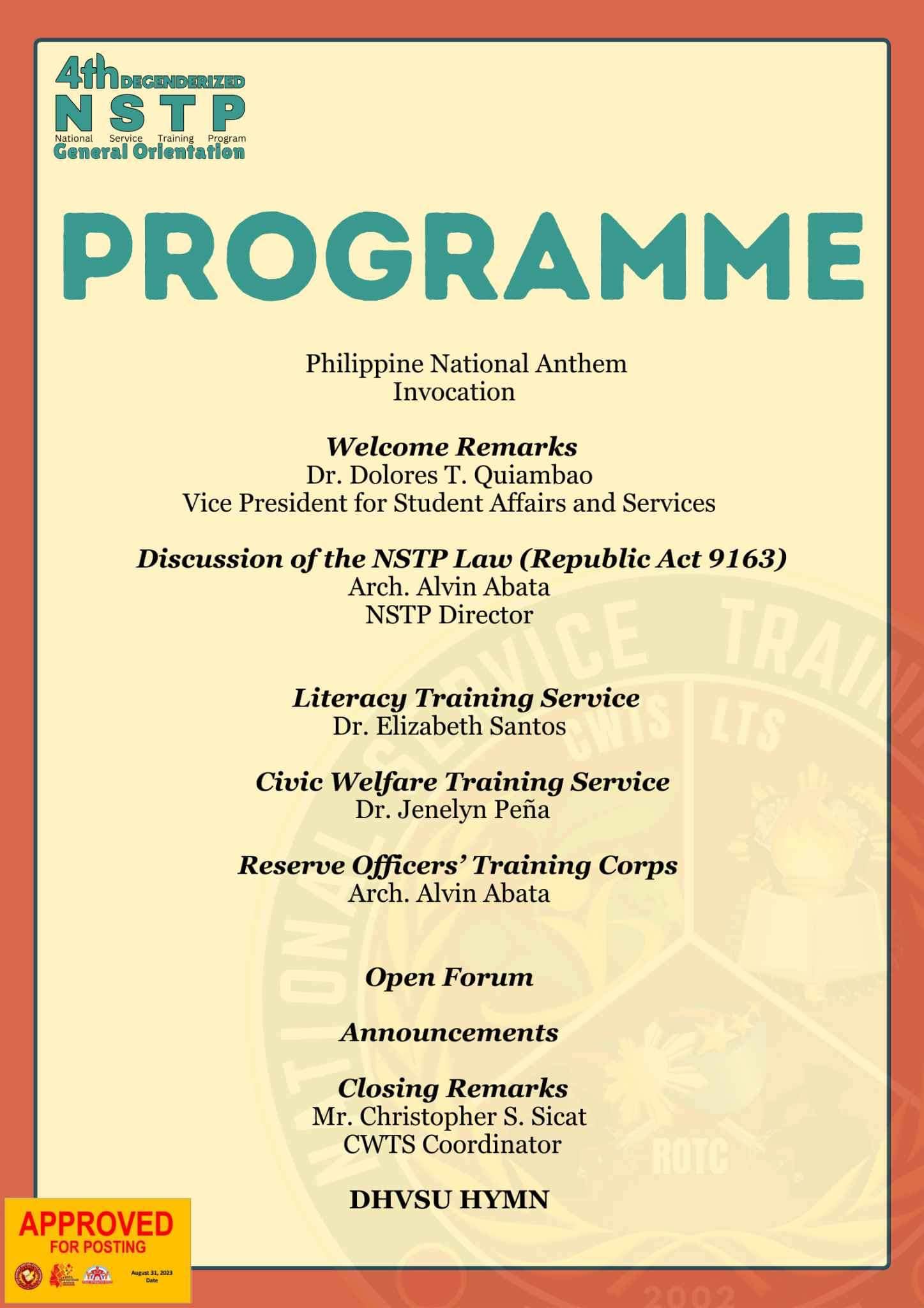 Pampanga State University-National Service Training Program | Bacolor