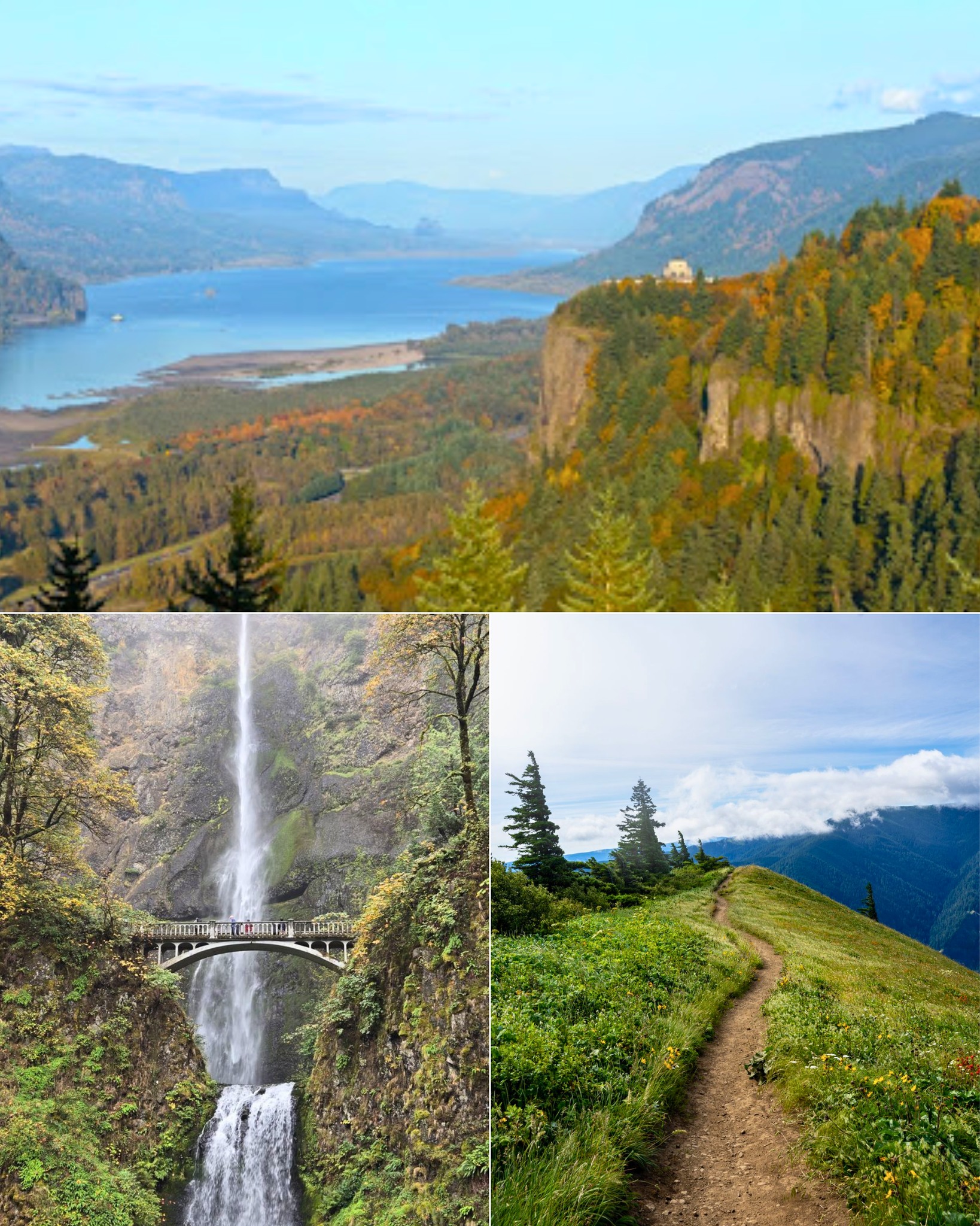 Amazing - Columbia River Gorge, Oregon 🇺🇸 The Columbia River Gorge in ...