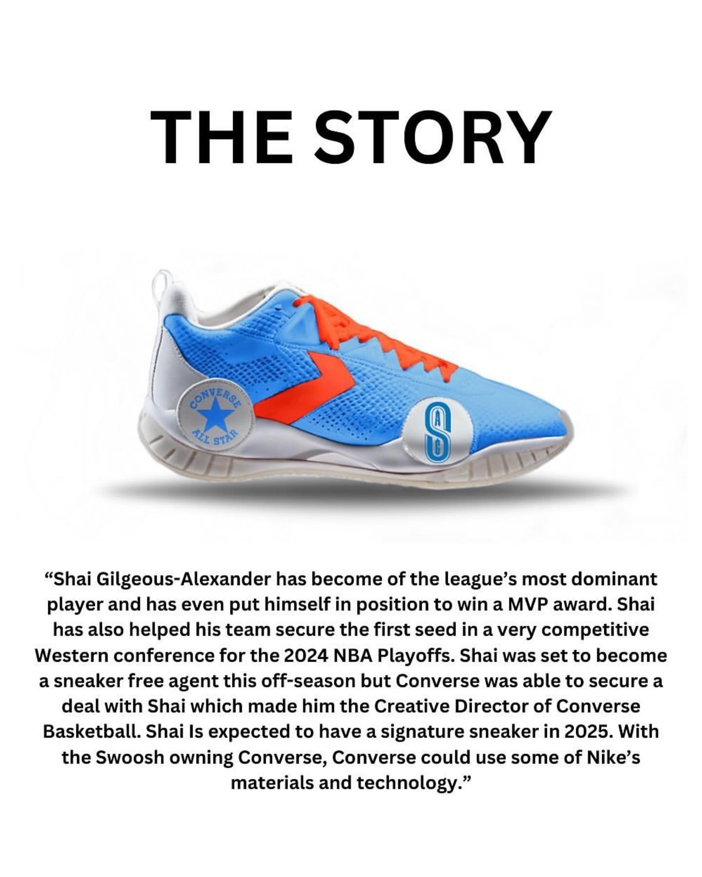 A look at a concept mocked up for an imagined Converse Shai 1 