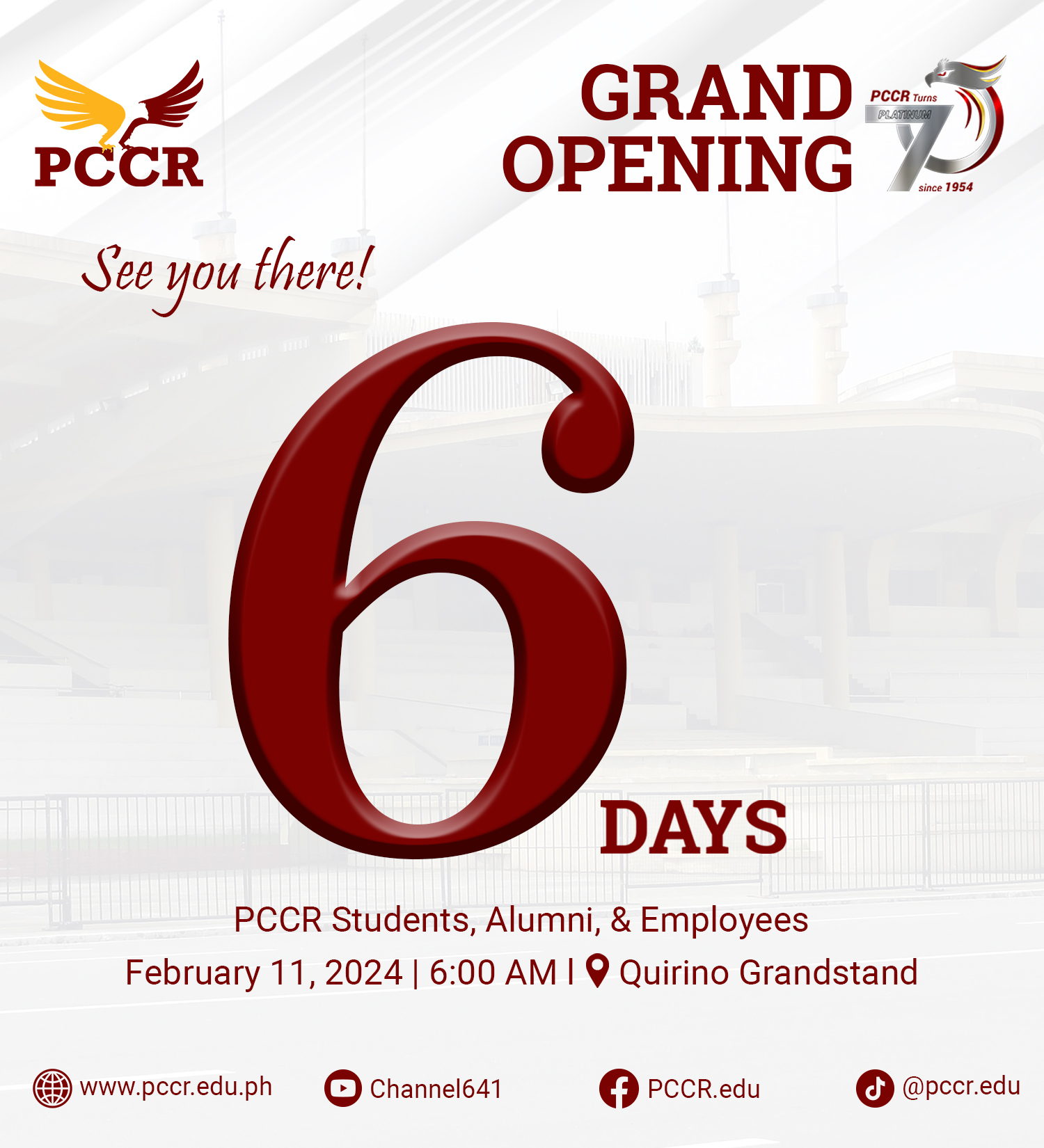 6 DAYS TO GO... - Official Philippine College of Criminology