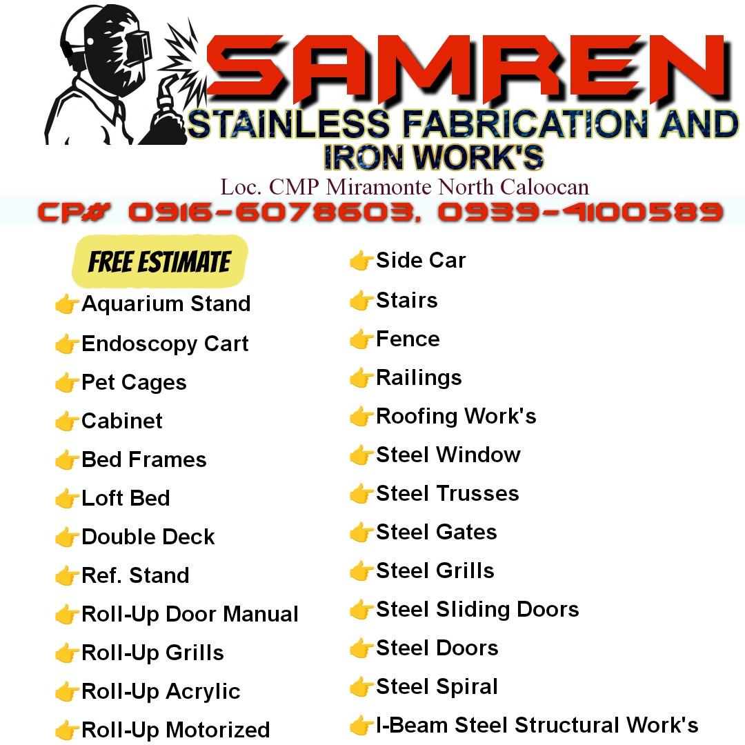 SamRen... - SamRen Stainless Fabrication and Iron Works